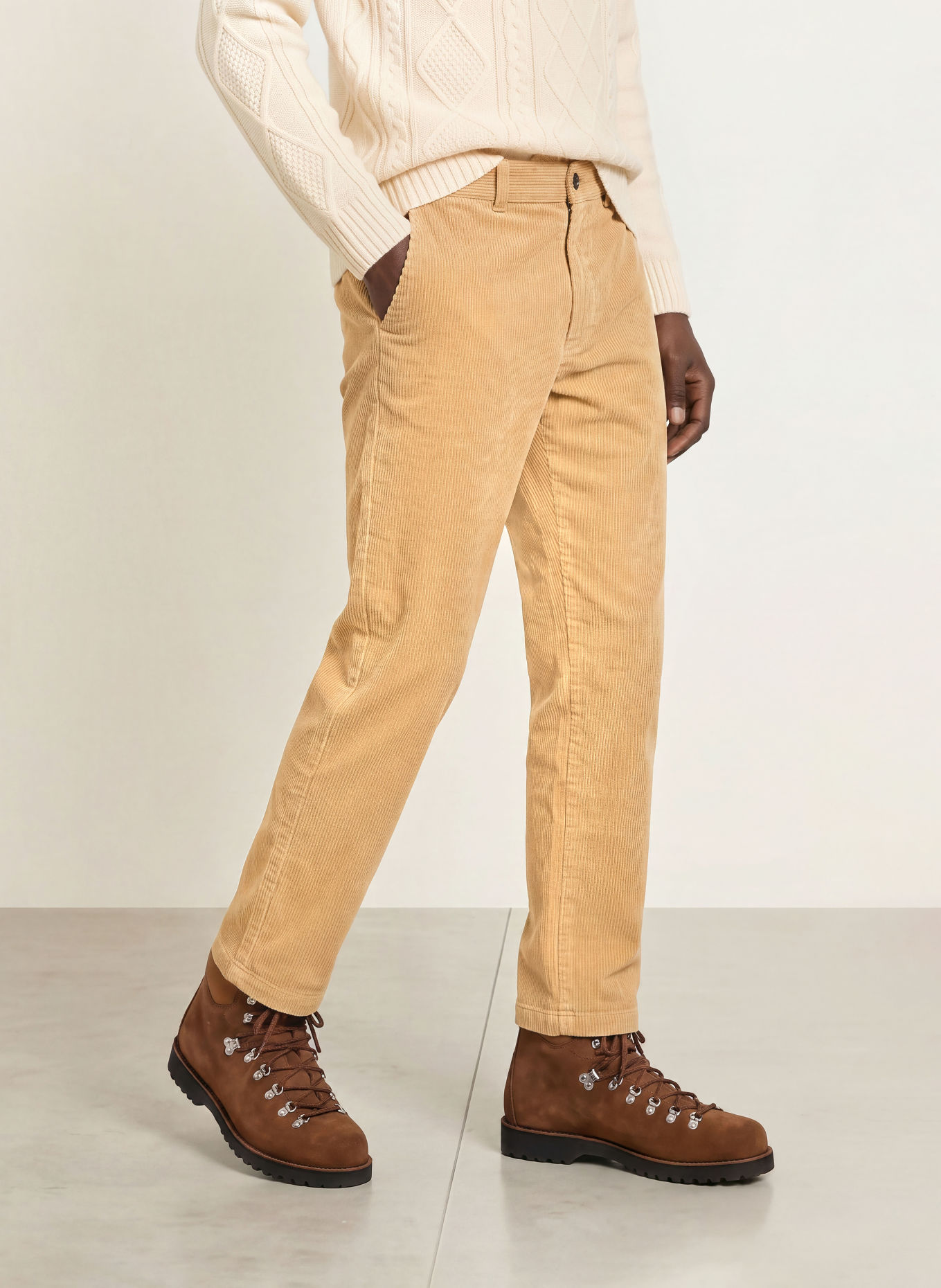 TOMMY HILFIGER Cordchino DOVER Regular Straight Fit: CAMEL