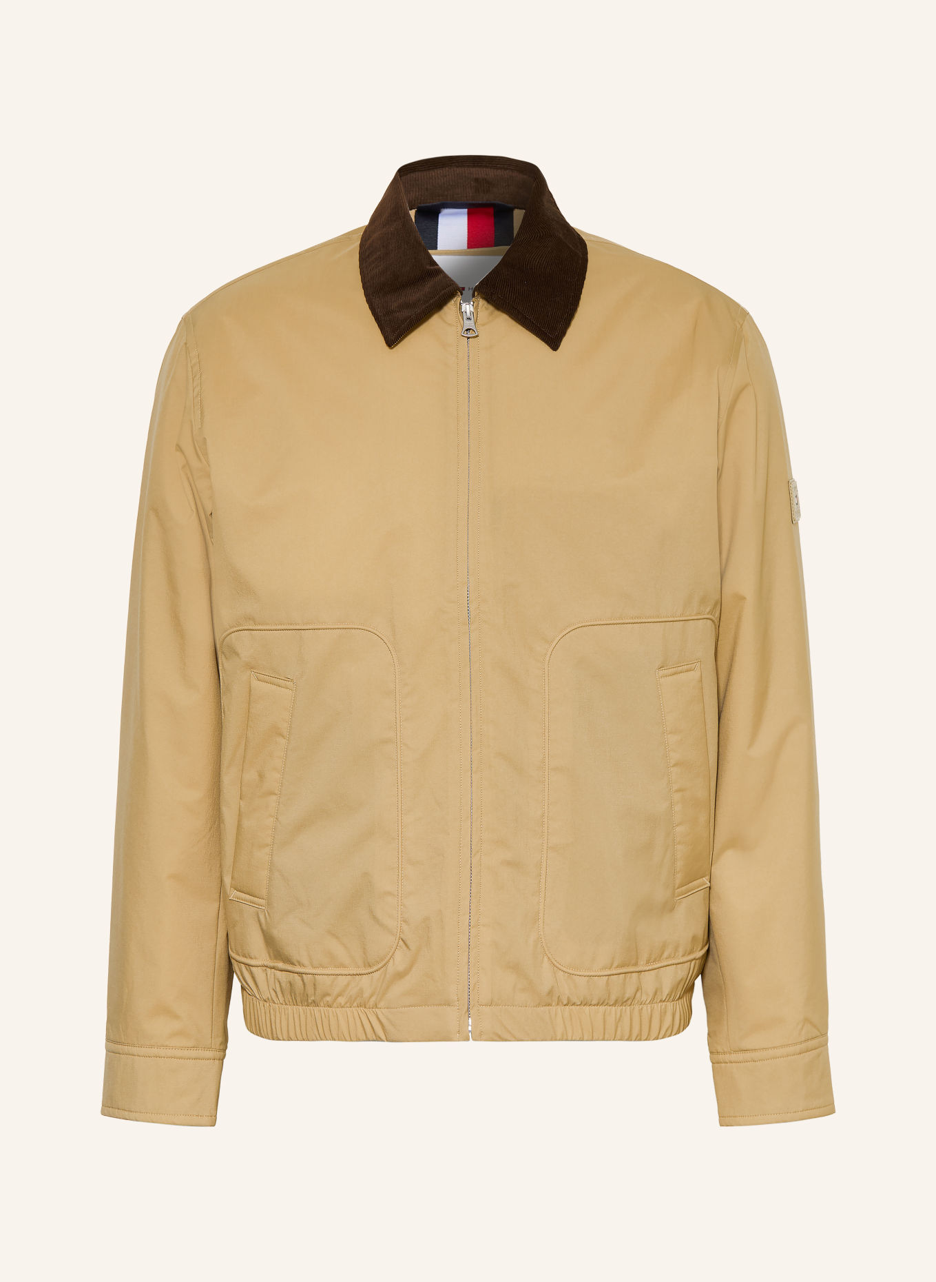 TOMMY HILFIGER Jacka: KHAKI / MÖRKBRUN