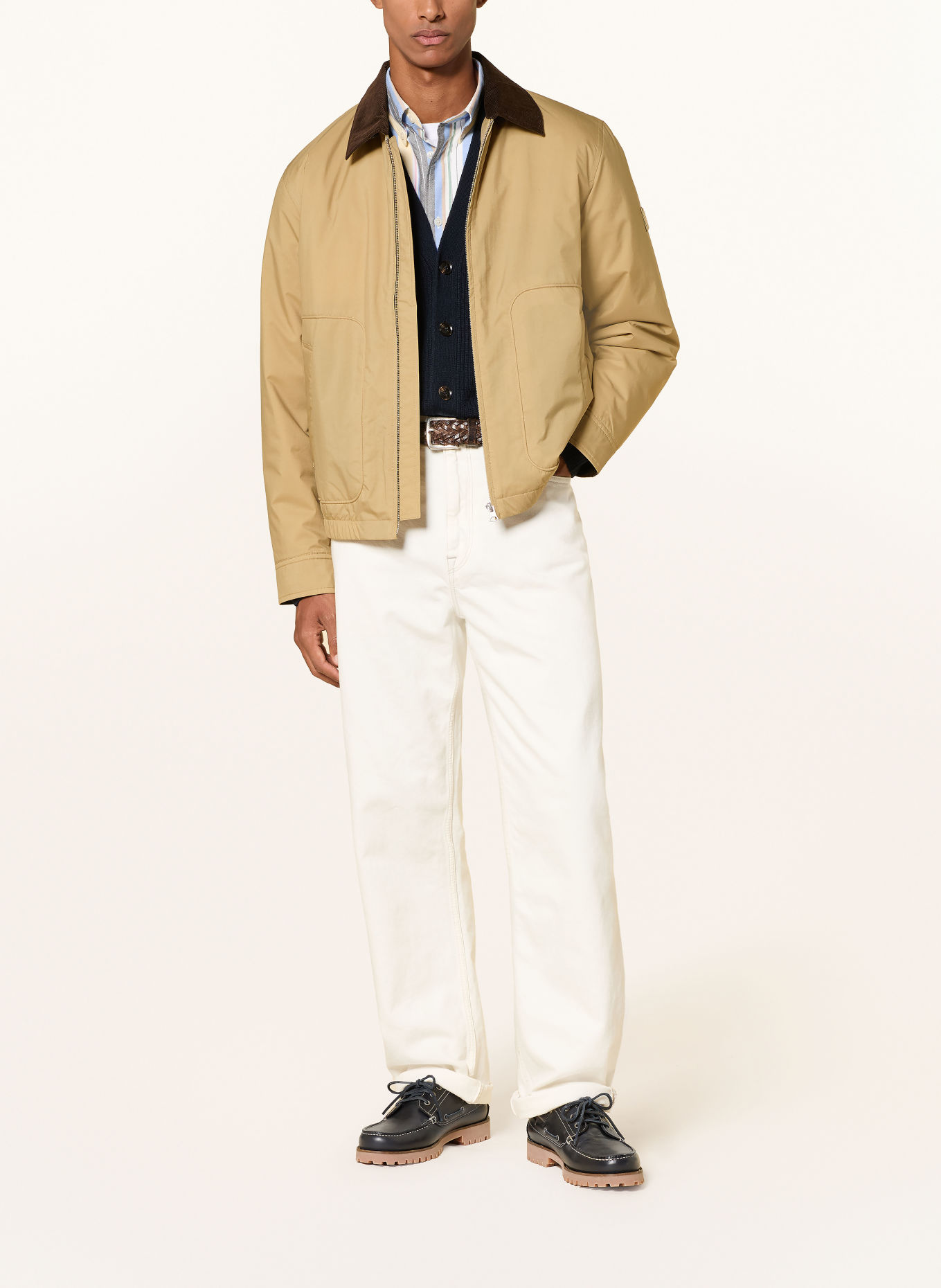 TOMMY HILFIGER Jacka: KHAKI / MÖRKBRUN