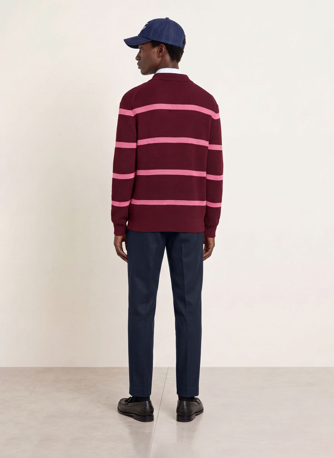 TOMMY HILFIGER Chino Tapered Fit: DUNKELBLAU