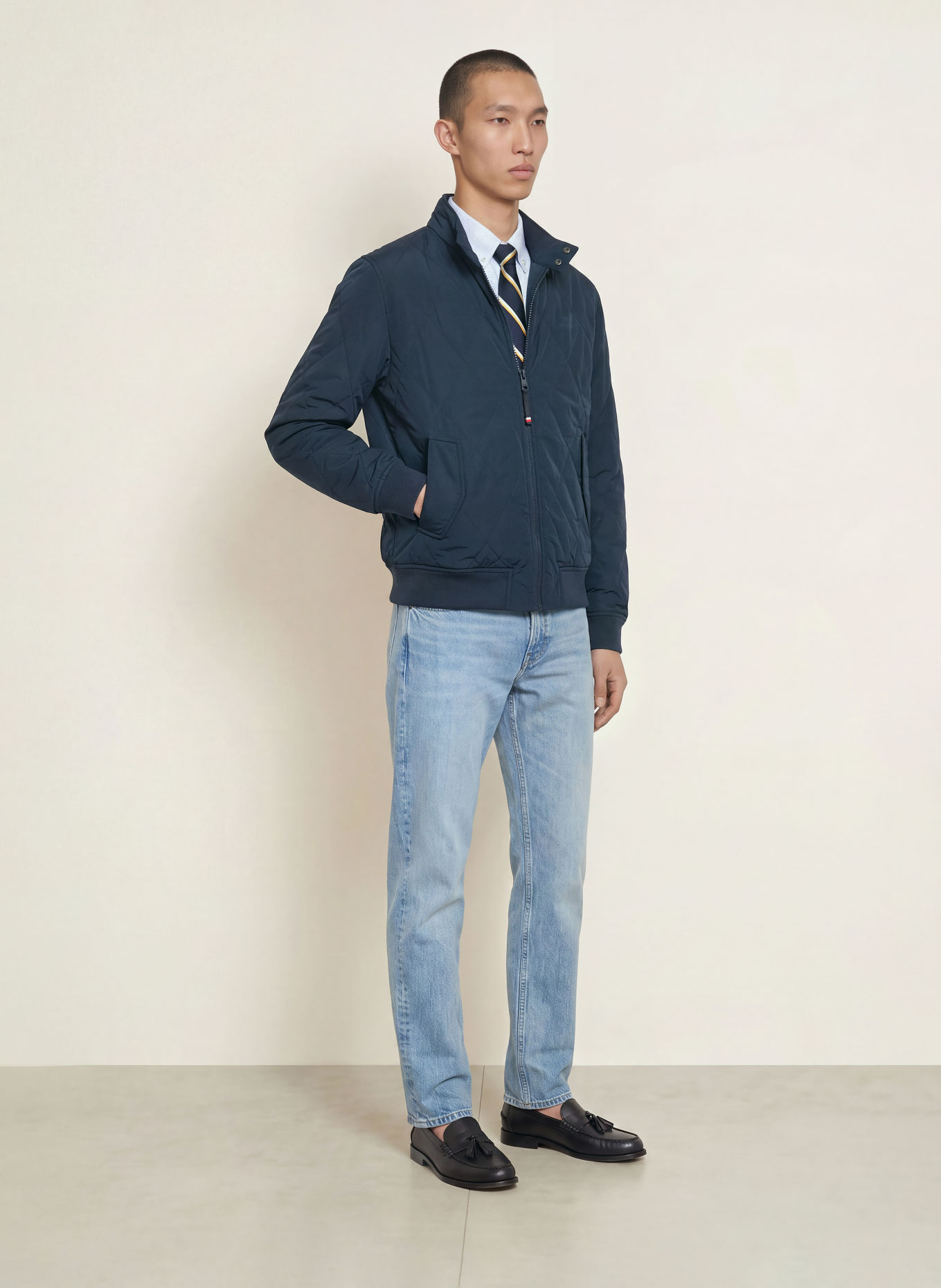 TOMMY HILFIGER Płaszcz wierzchni: GRANATOWY