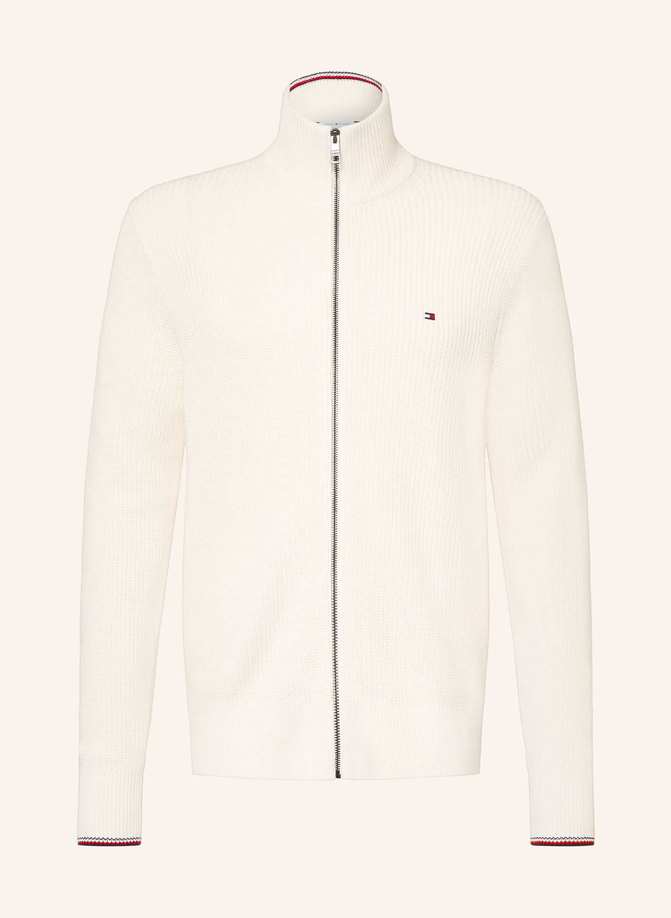TOMMY HILFIGER Cardigan: WHITE