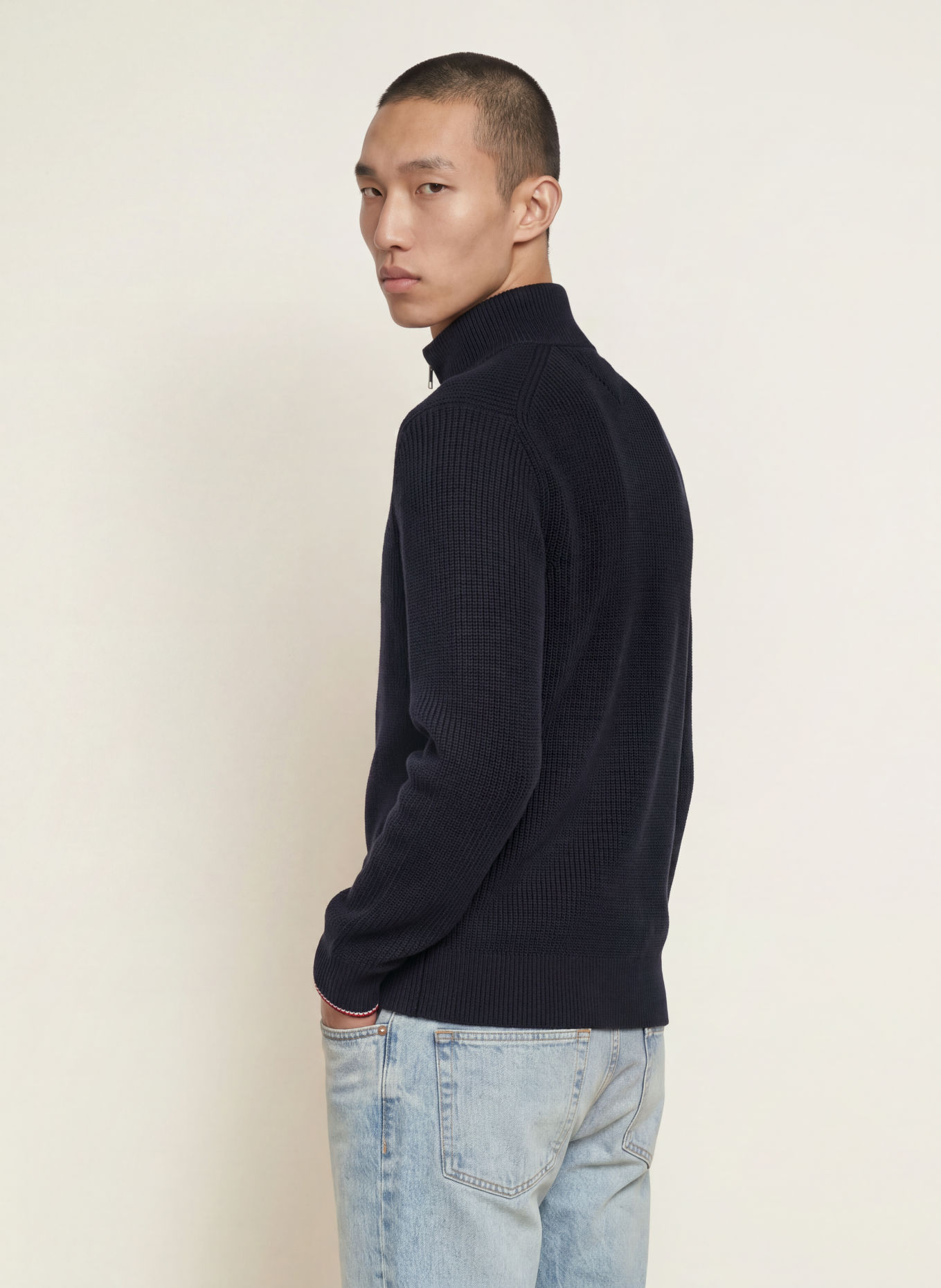 TOMMY HILFIGER Gilet: BLEU FONCÉ