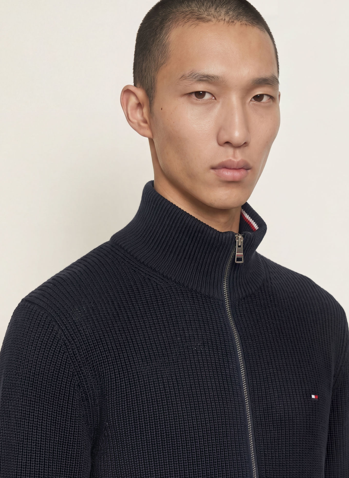 TOMMY HILFIGER Gilet: BLEU FONCÉ