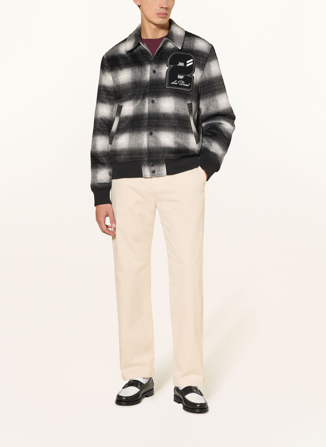 LES DEUX Blouson: GRAU / HELLGRAU / DUNKELGRAU