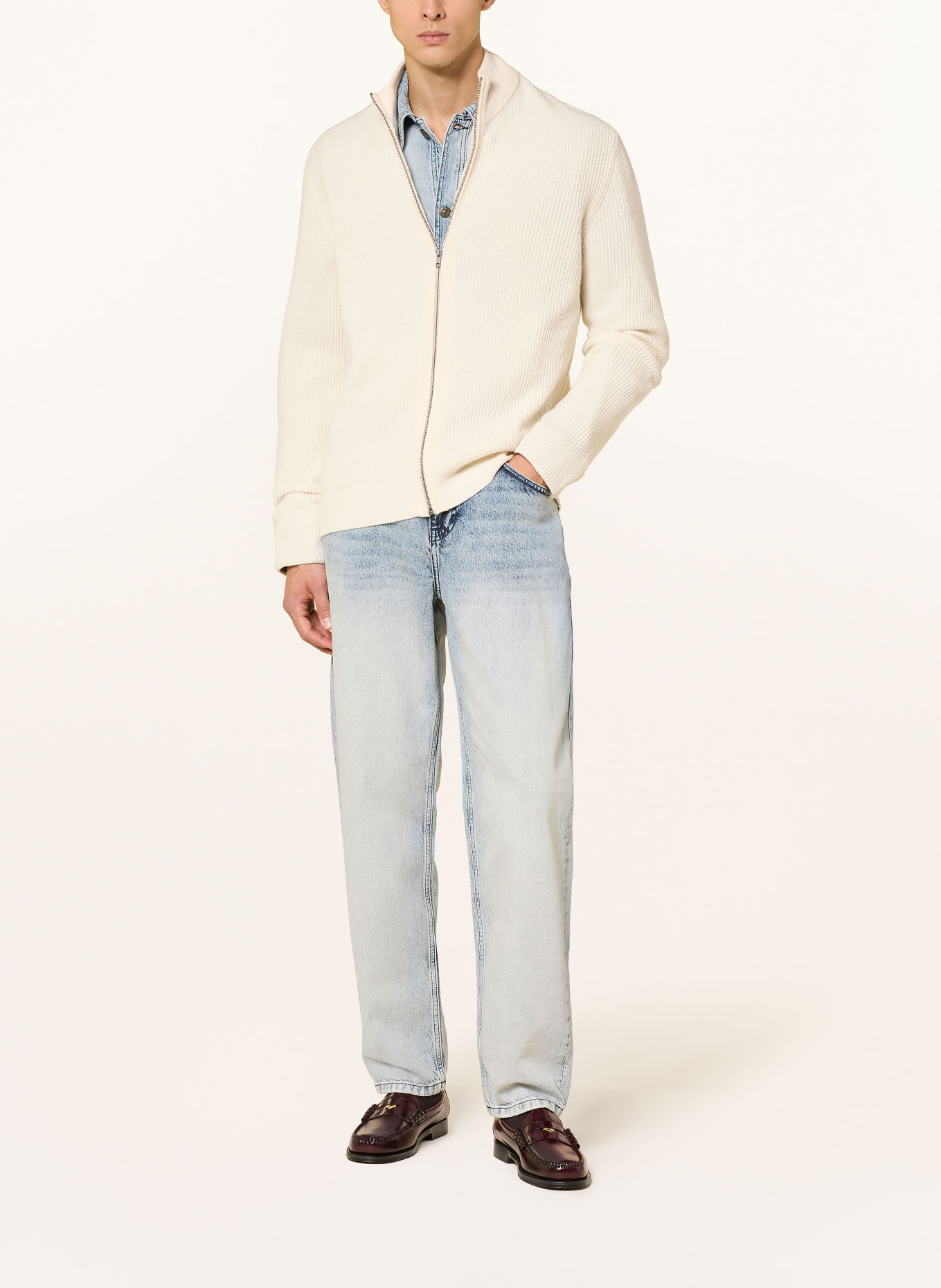 LES DEUX Vest: ECRU