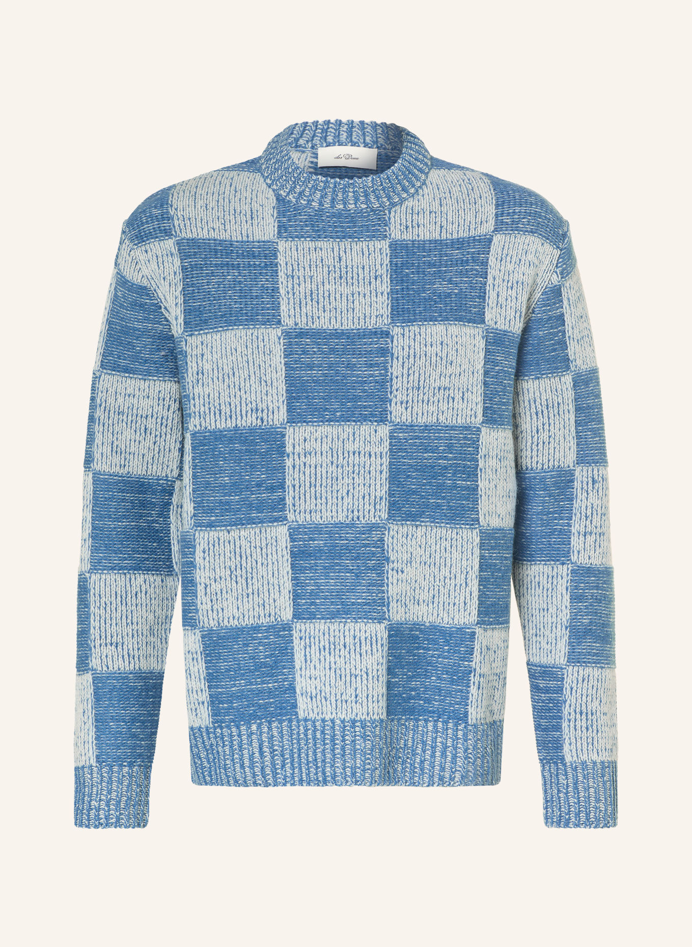 LES DEUX Trui: BLAUW / CRÈME