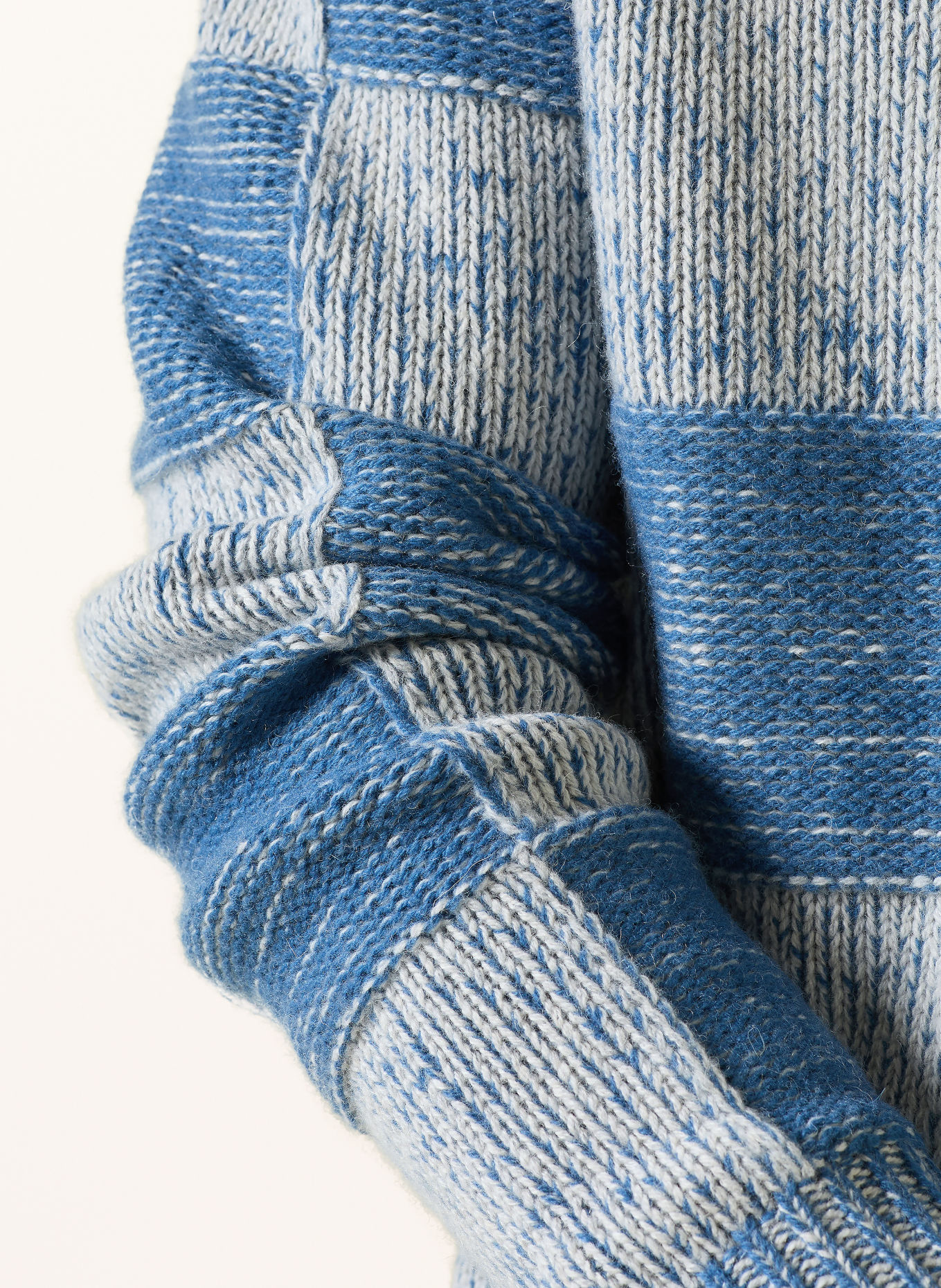 LES DEUX Trui: BLAUW / CRÈME