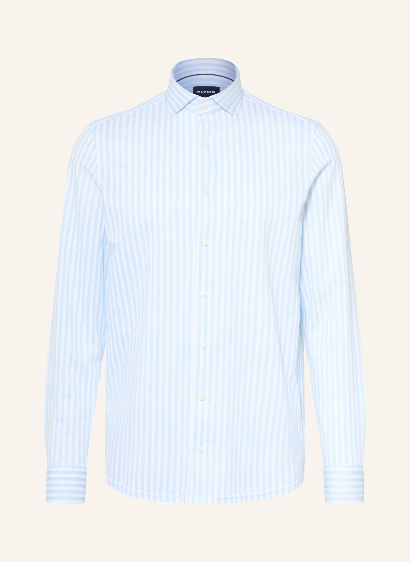 OLYMP Chemise Luxor, coupe moderne: BLANC / BLEU CLAIR