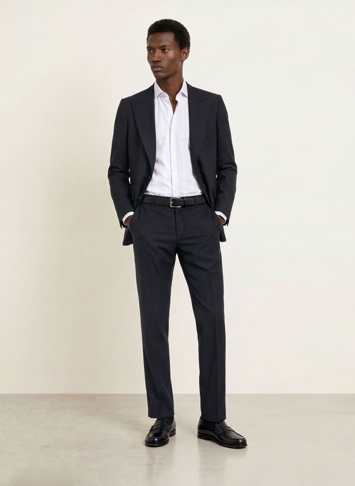 OLYMP Hemd Smart modern fit: HELLGRAU / WEISS
