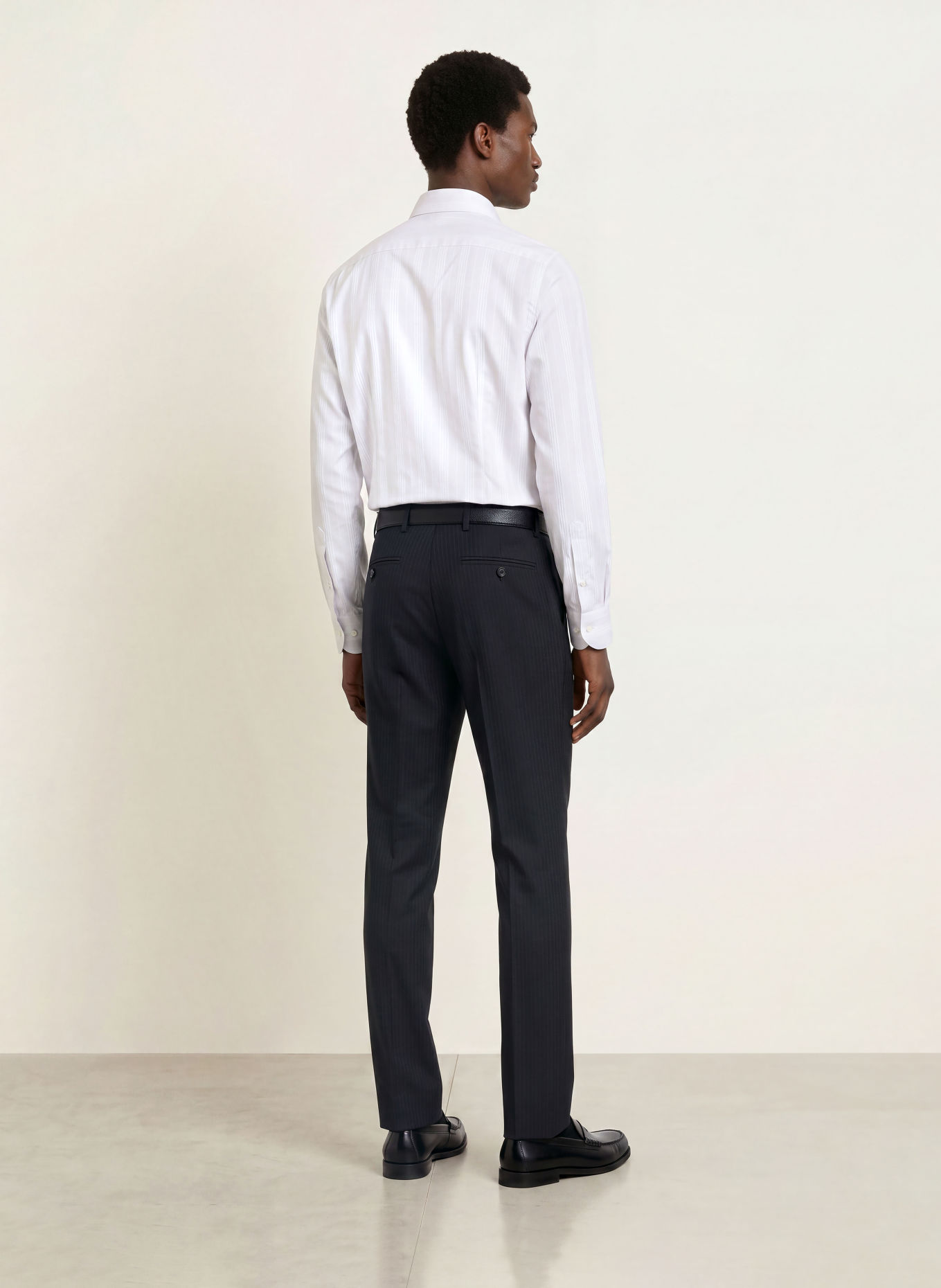 OLYMP Hemd Smart modern fit: HELLGRAU / WEISS