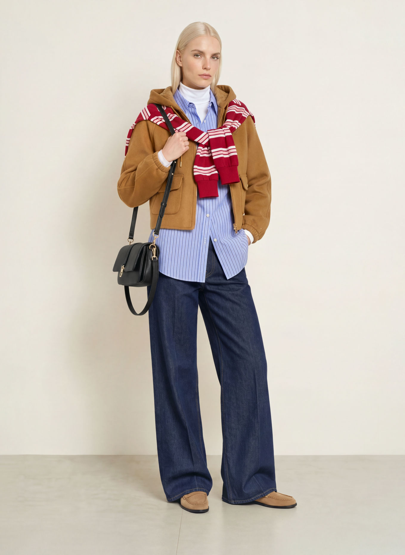 TOMMY HILFIGER Schoudertas: ZWART / GOUD
