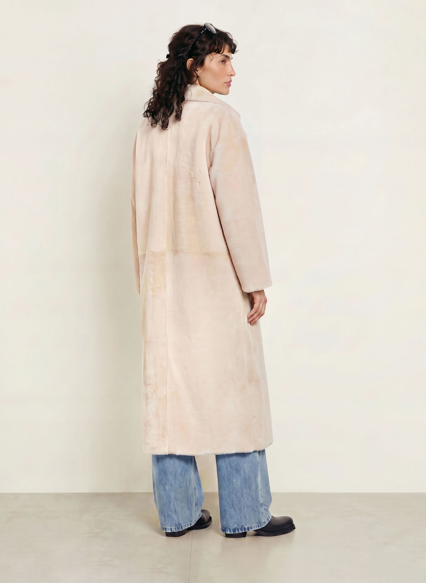 MRS & HUGS Coat: CREAM