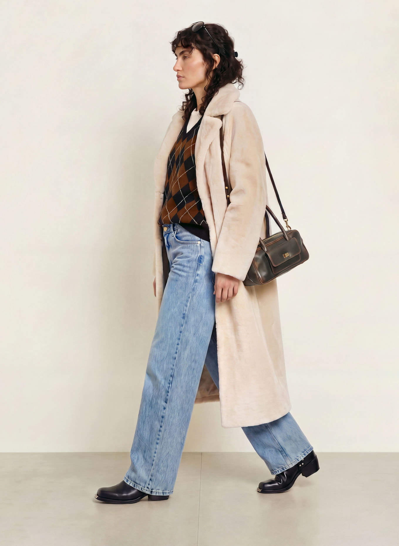 MRS & HUGS Coat: CREAM