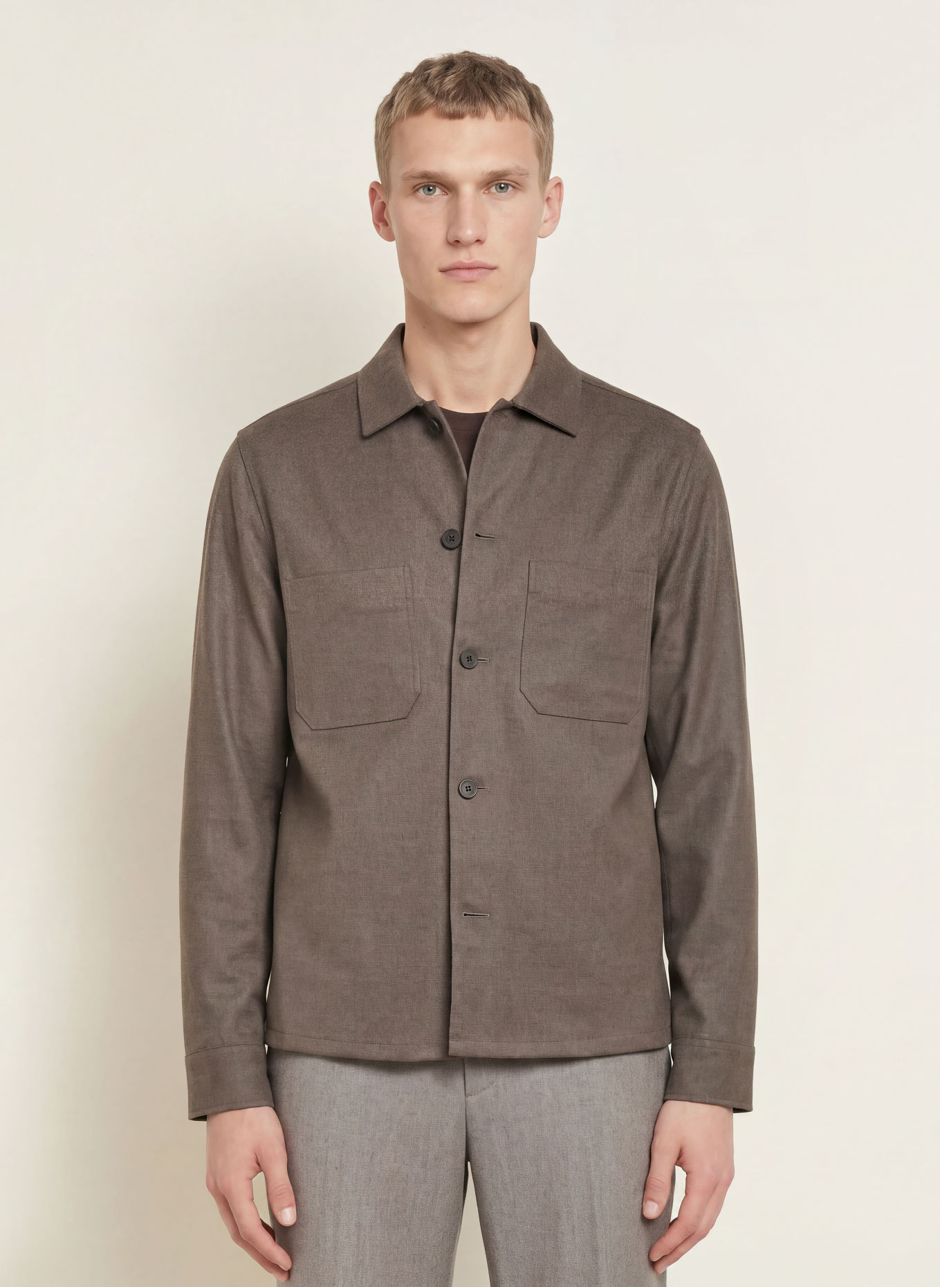 OLYMP Overjacket: TAUPE