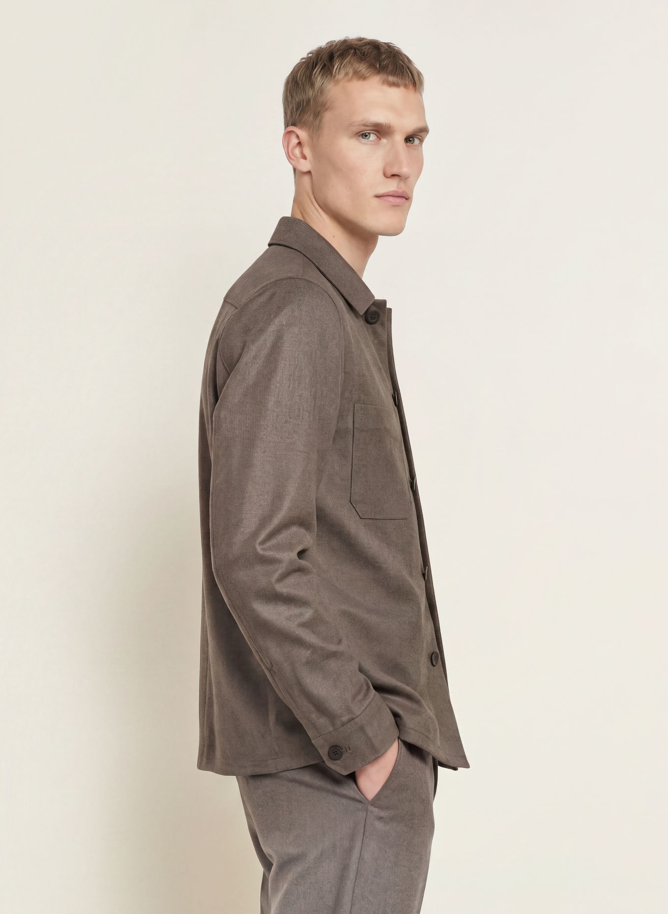 OLYMP Overjacket: TAUPE