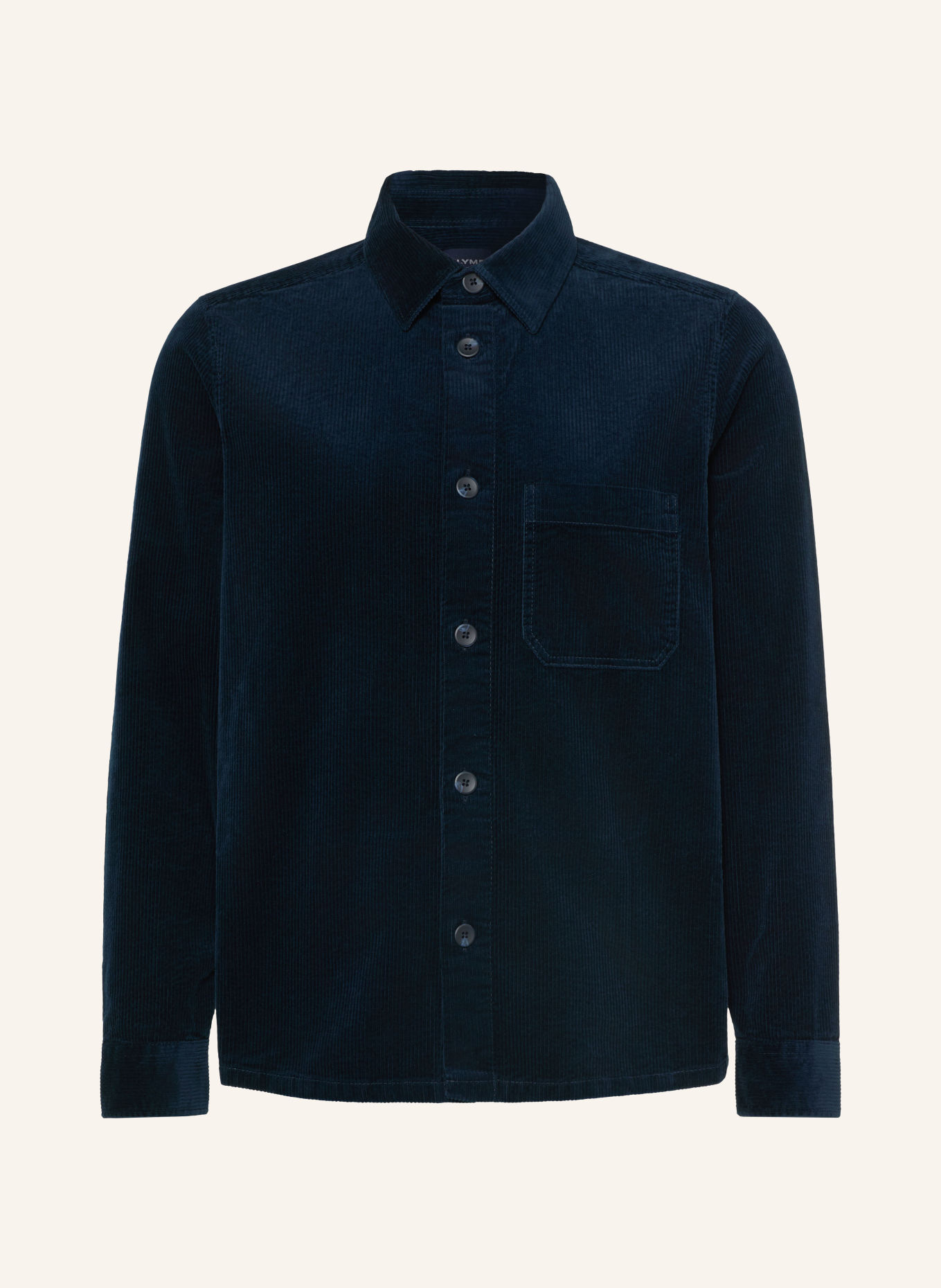 OLYMP Cord-Overshirt: DUNKELBLAU