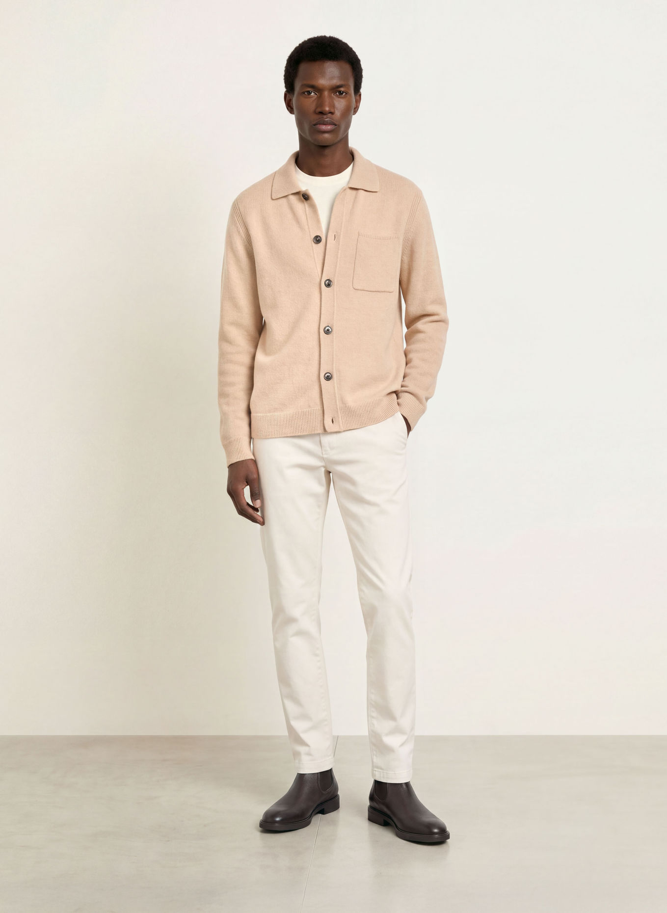OLYMP Strickjacke: BEIGE
