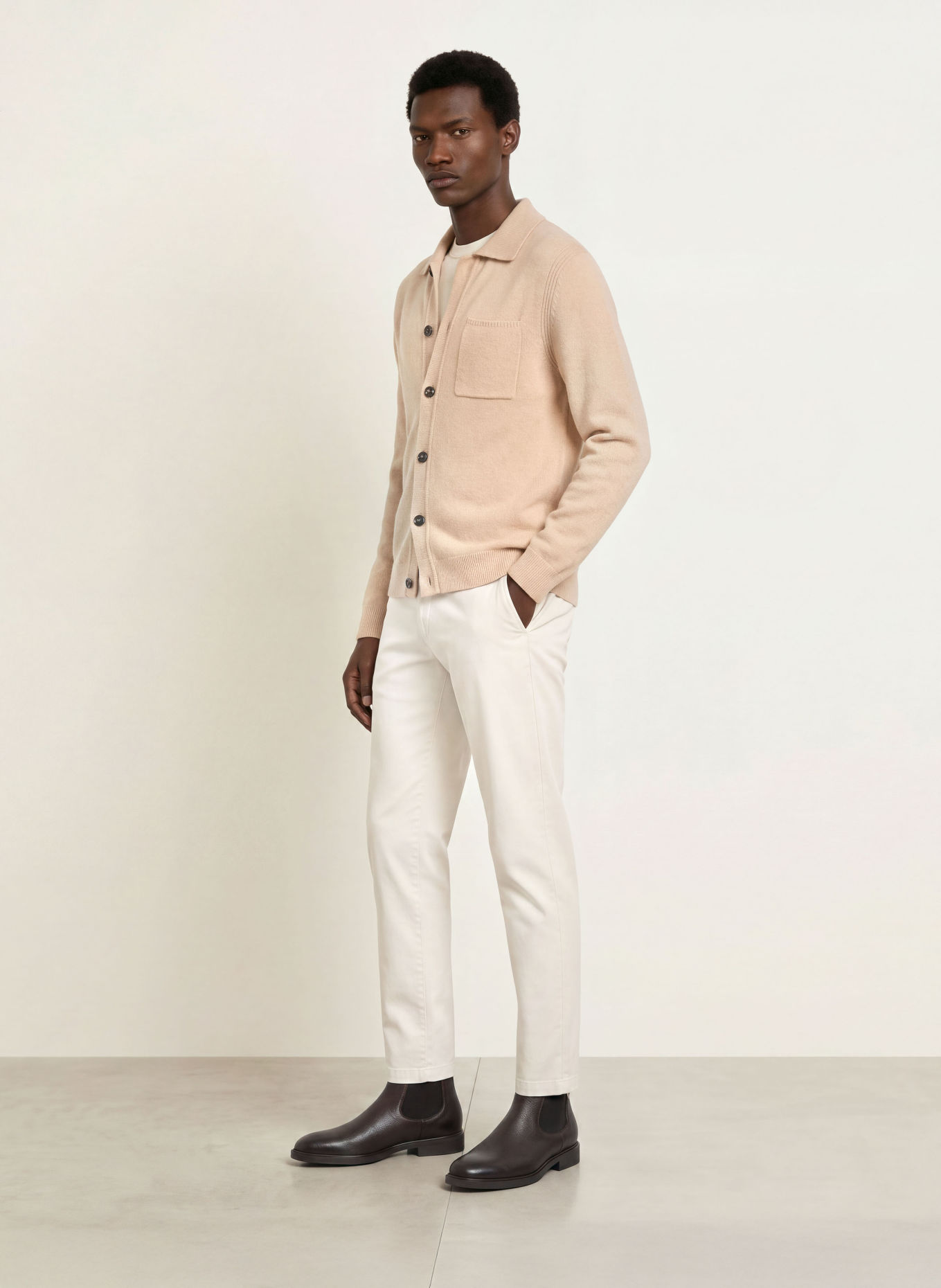 OLYMP Strickjacke: BEIGE