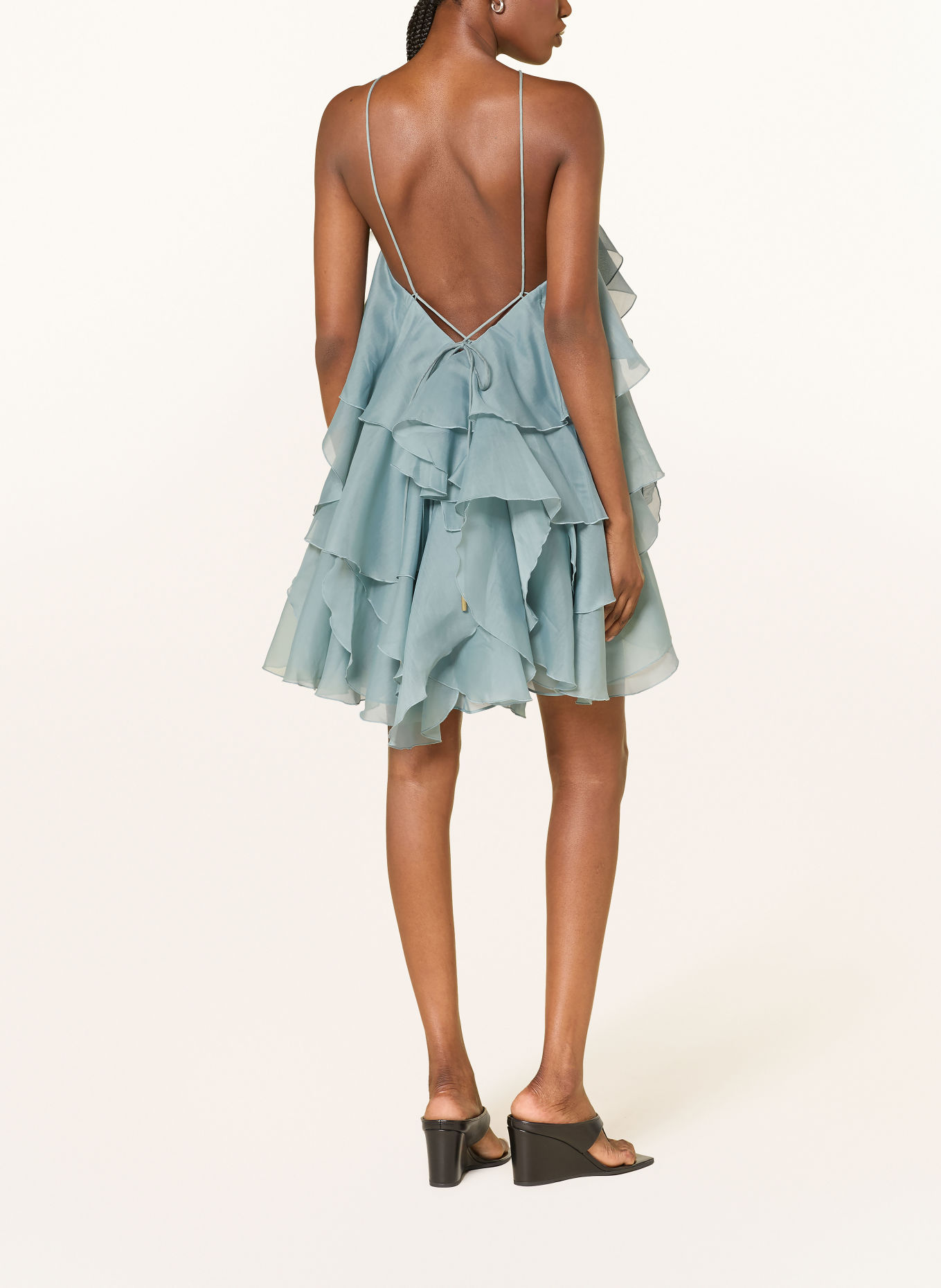 Aje. PANDOREA cocktail dress: MINT