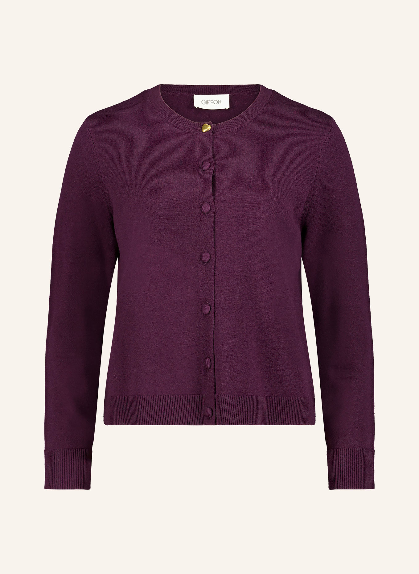 CARTOON Cardigan: DARK PURPLE