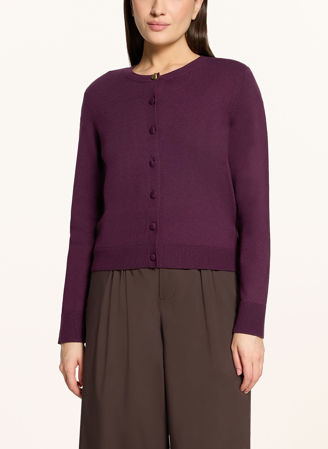 CARTOON Cardigan: DARK PURPLE