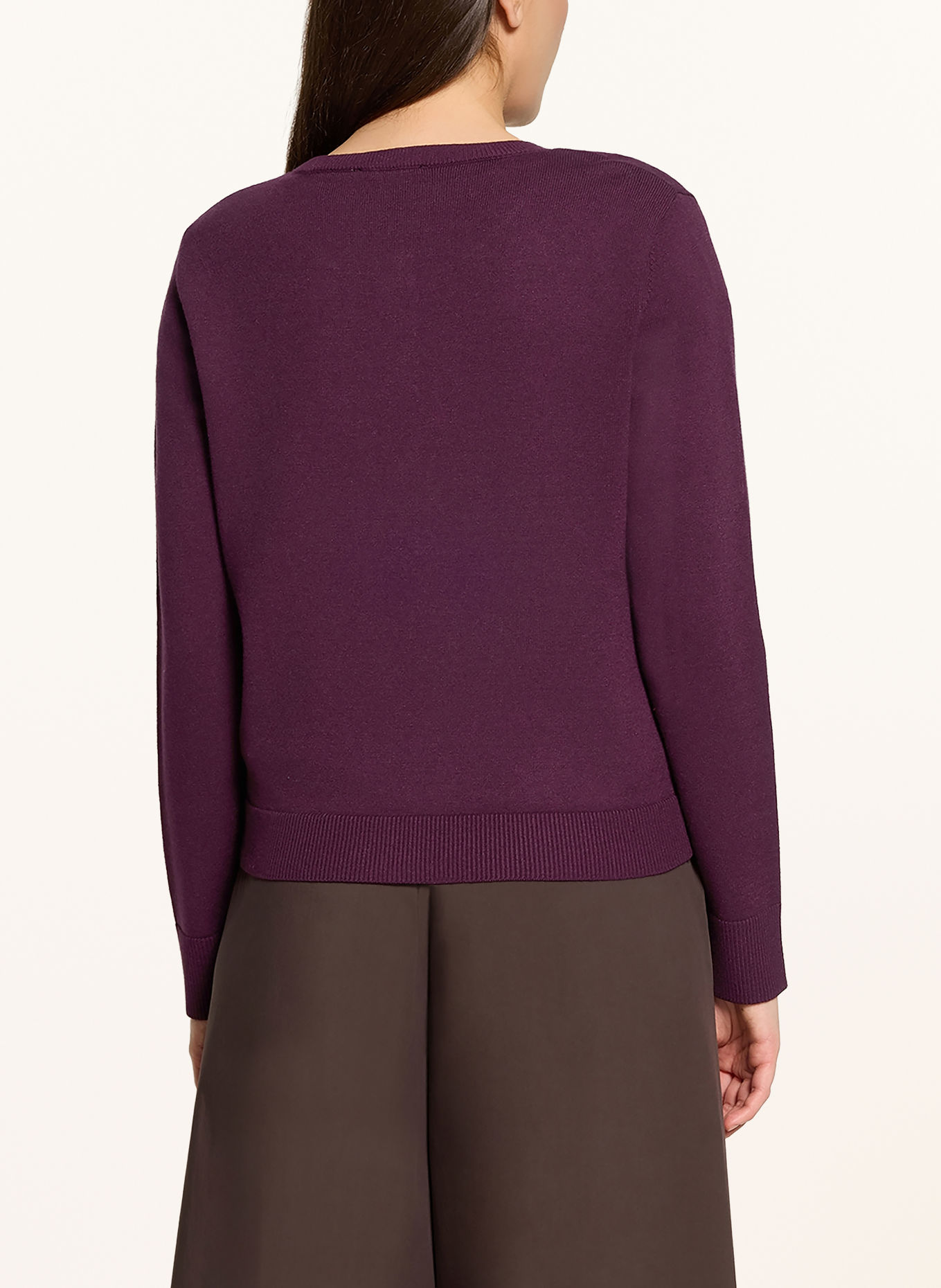 CARTOON Cardigan: DARK PURPLE