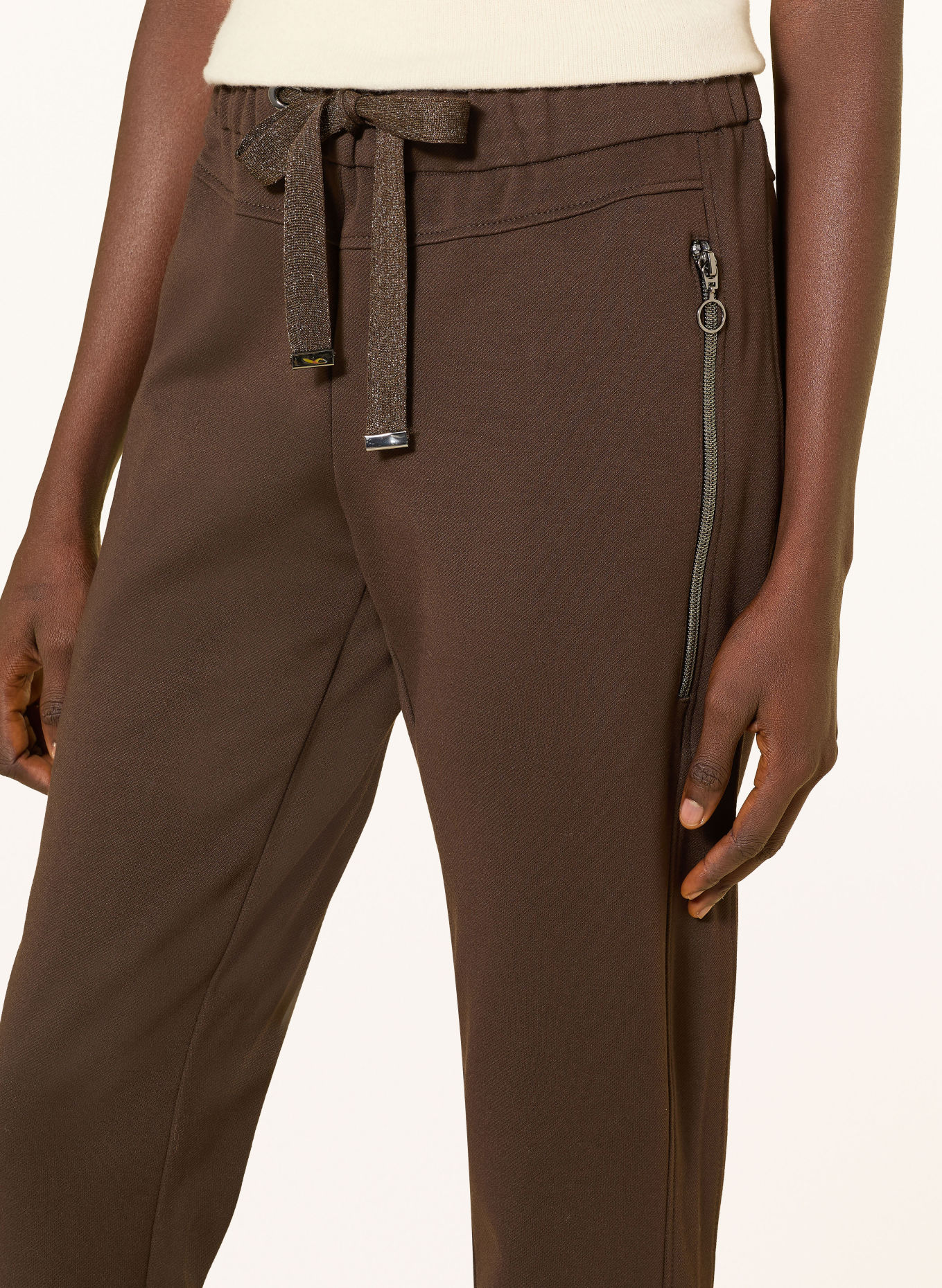 CARTOON Jogging-style trousers: TAUPE