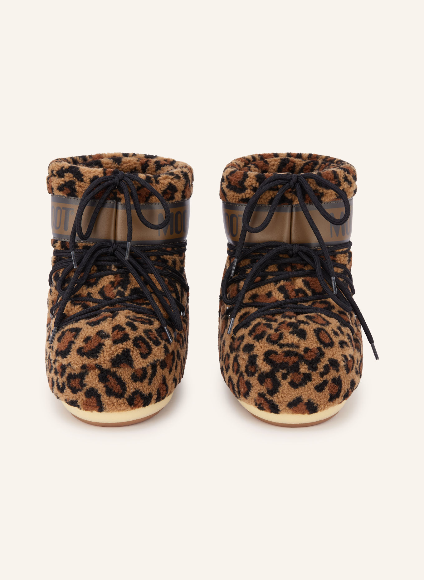 MOON BOOT Moon boots ICON LOW: COGNAC / DARK BROWN / BLACK