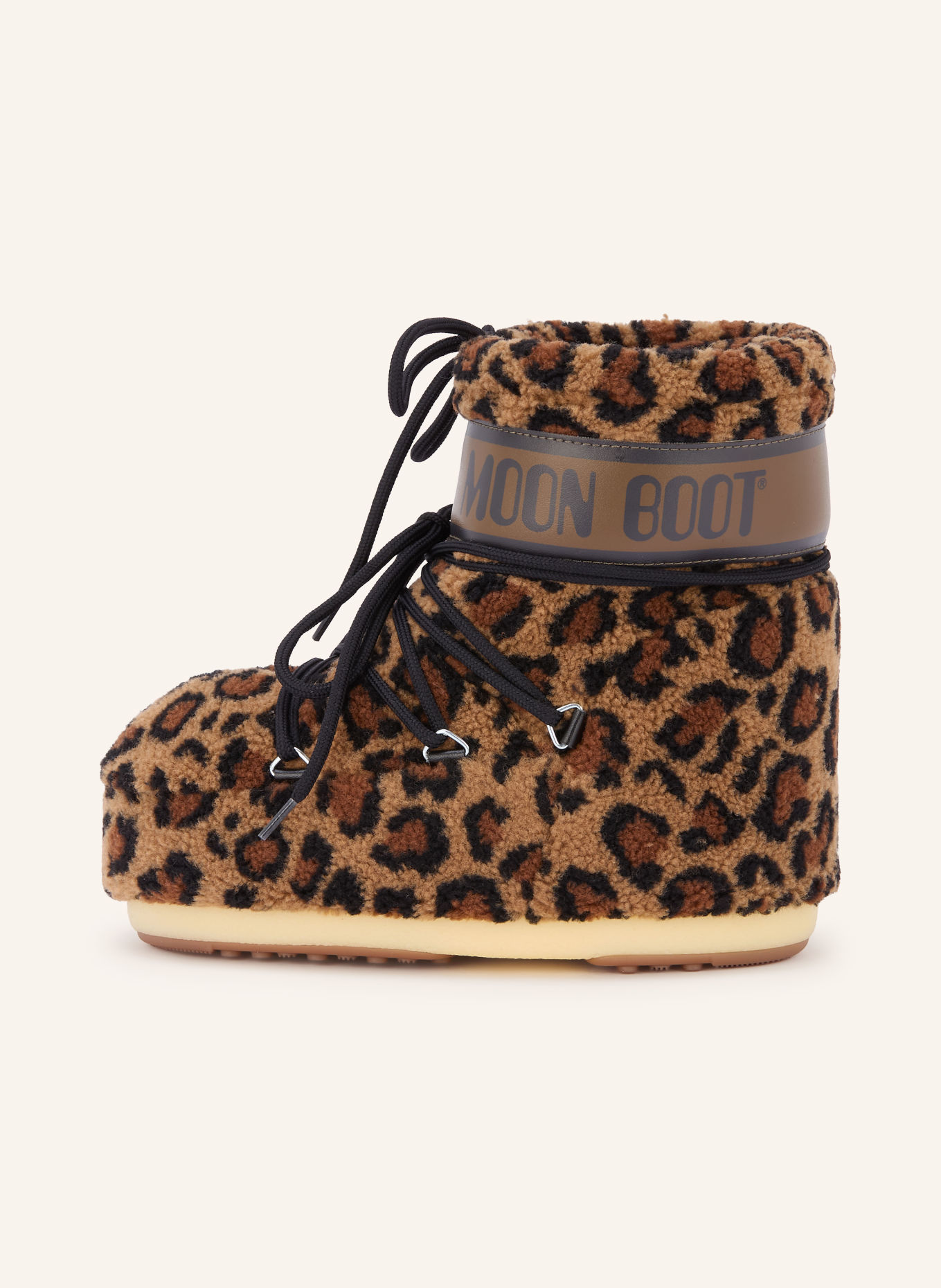 MOON BOOT Moon boots ICON LOW: COGNAC / DARK BROWN / BLACK