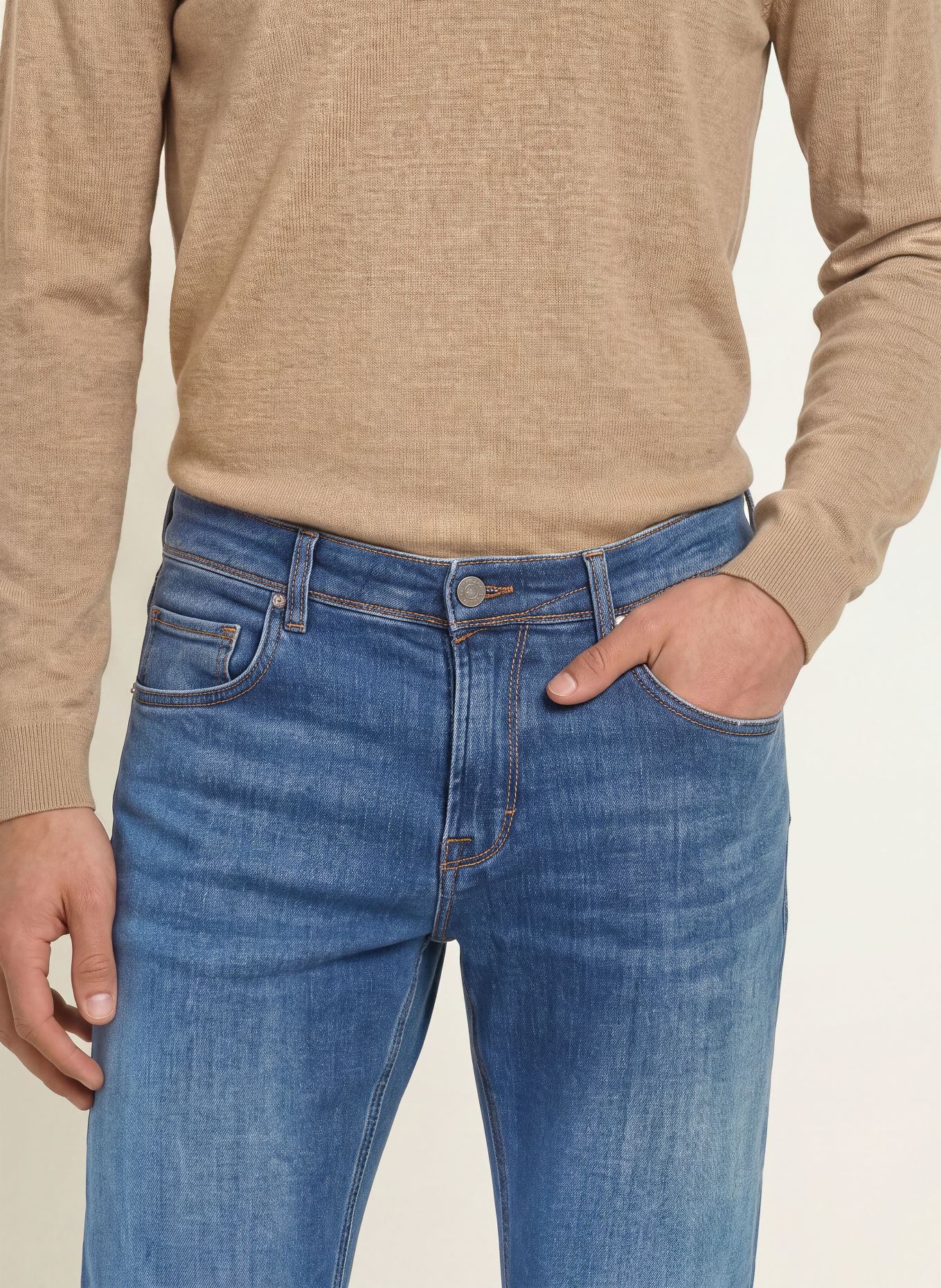 BALDESSARINI Jeans JACK Regular Fit: 6832 ocean blue used