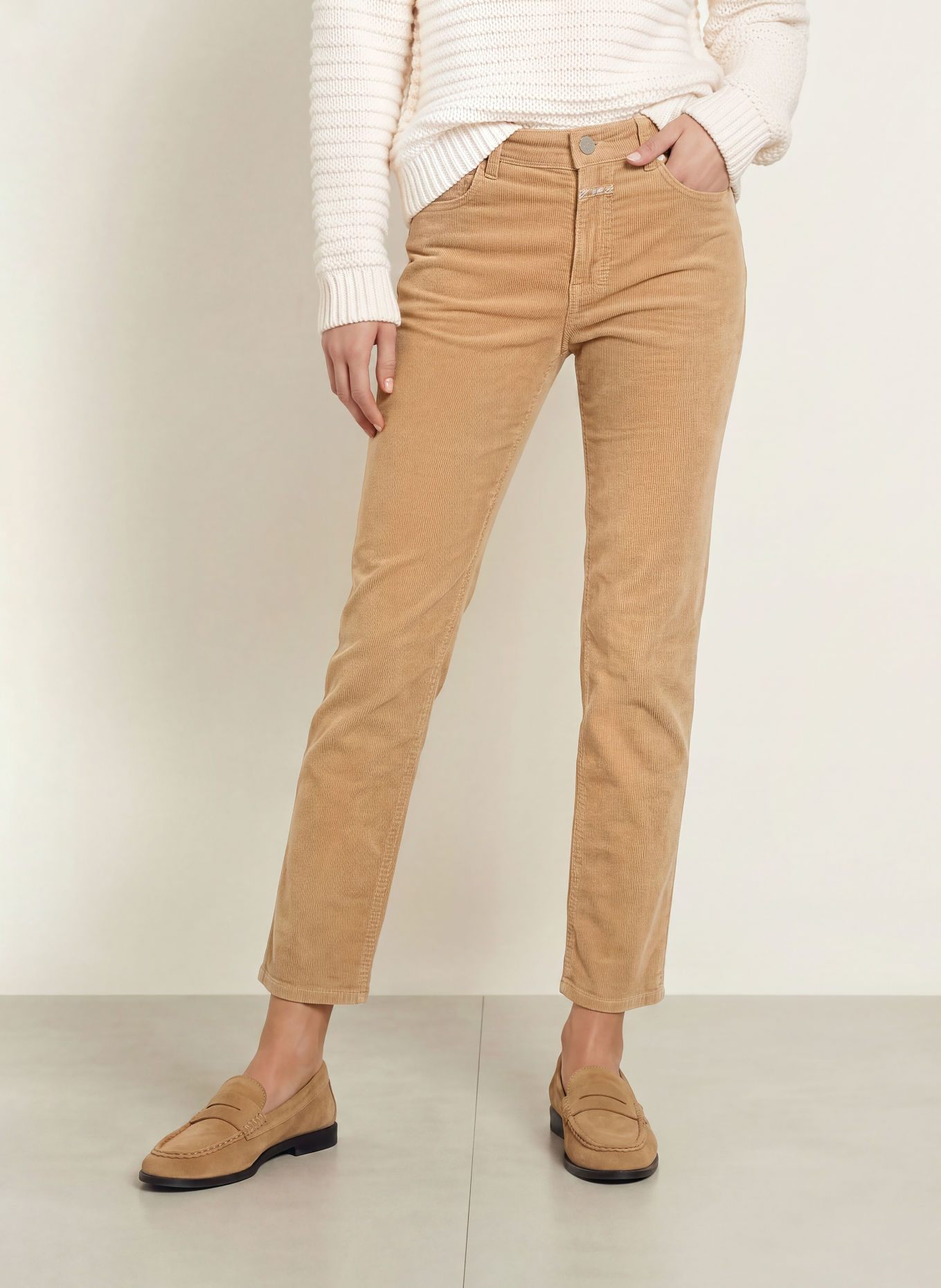 CLOSED Cordbroek MILO: CAMEL