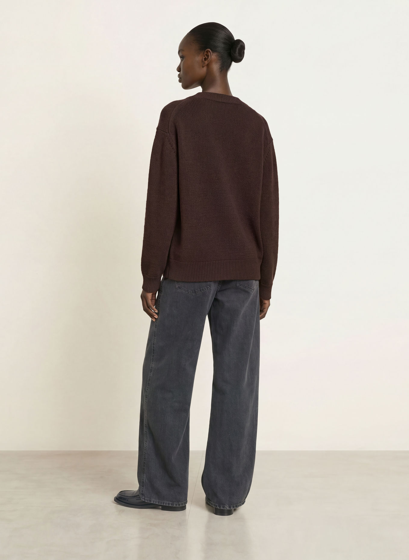 CLOSED Pull: MARRON FONCÉ