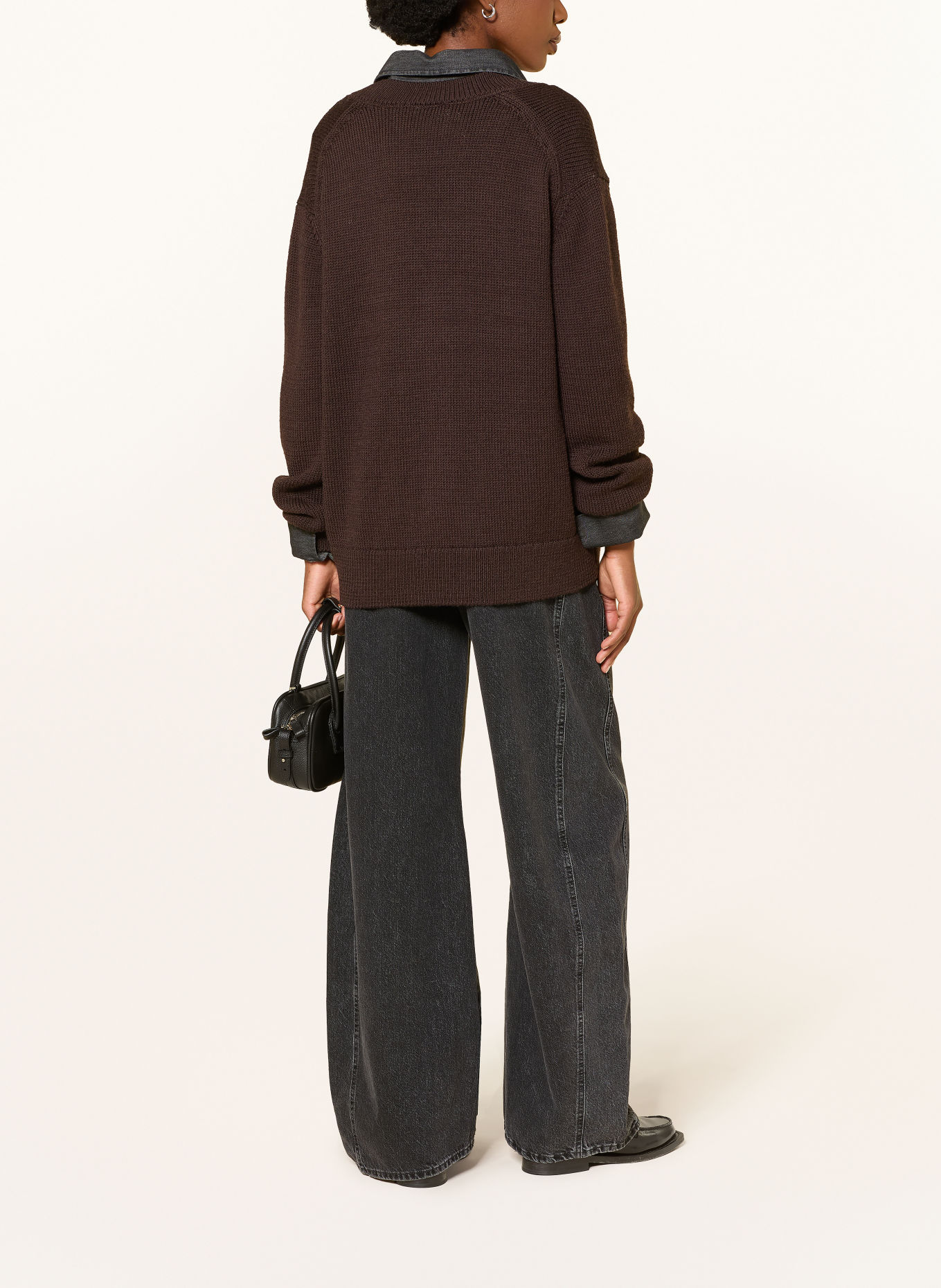 CLOSED Pull: MARRON FONCÉ