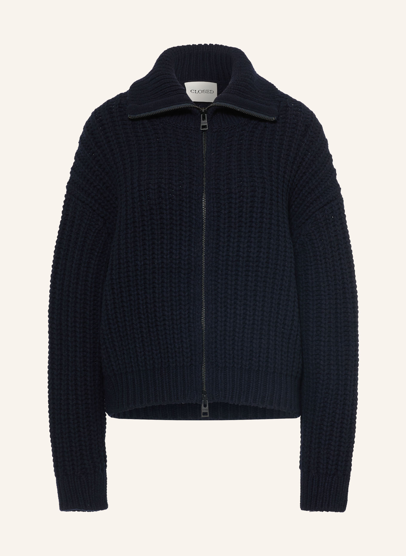 CLOSED Vest: DONKERBLAUW