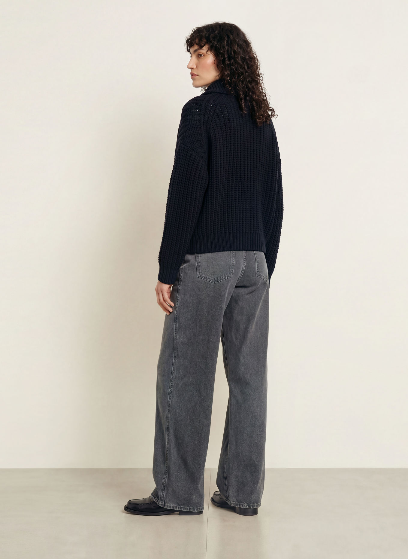 CLOSED Vest: DONKERBLAUW