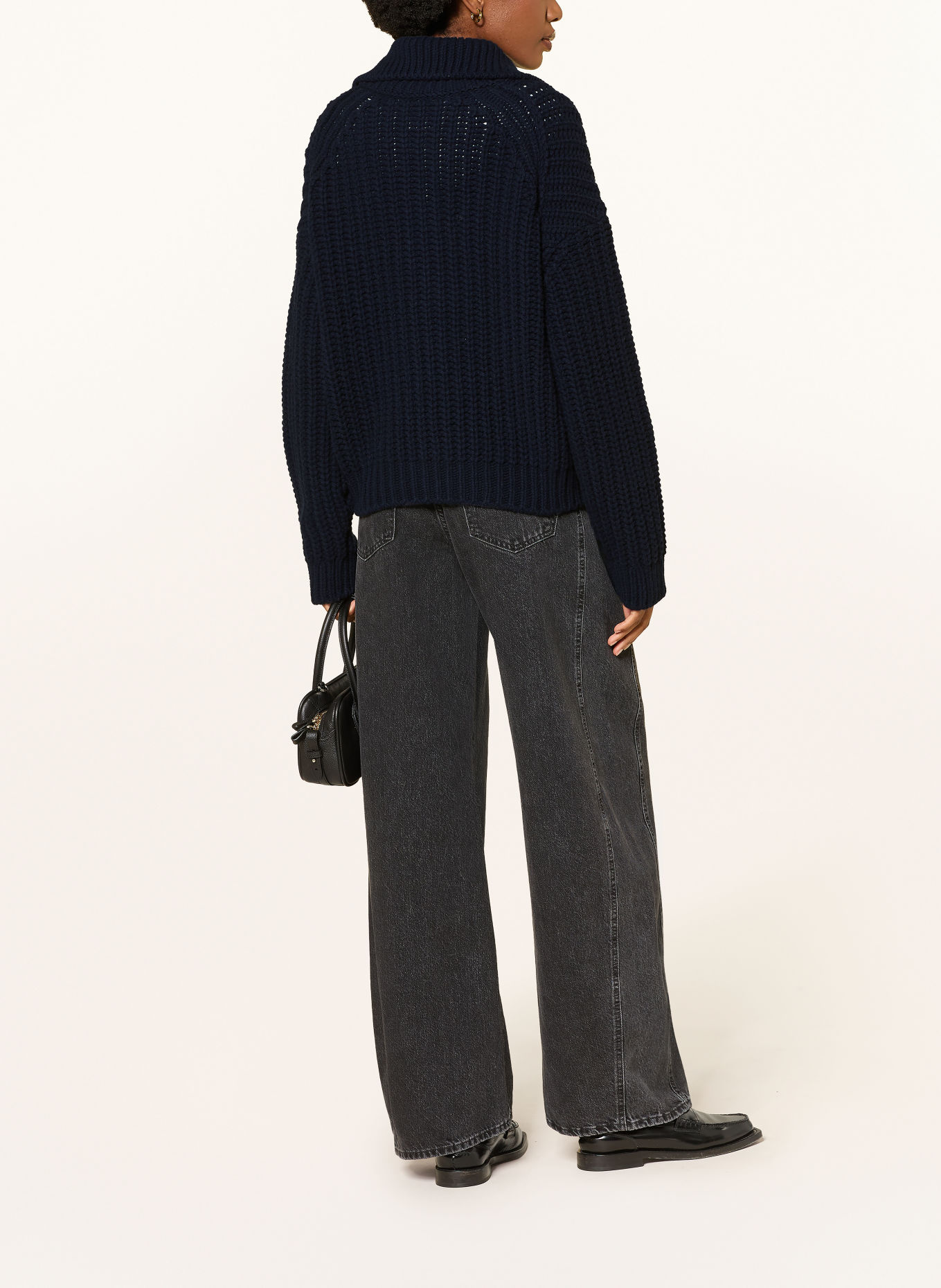 CLOSED Vest: DONKERBLAUW