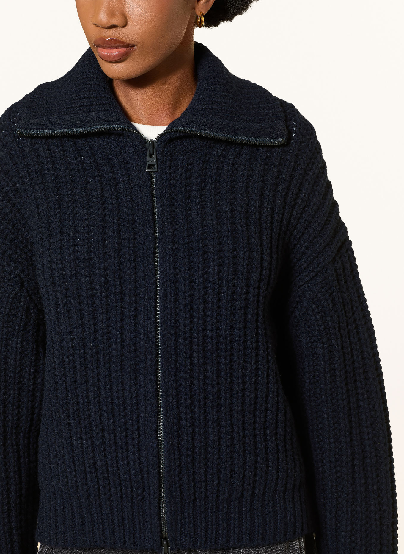 CLOSED Vest: DONKERBLAUW