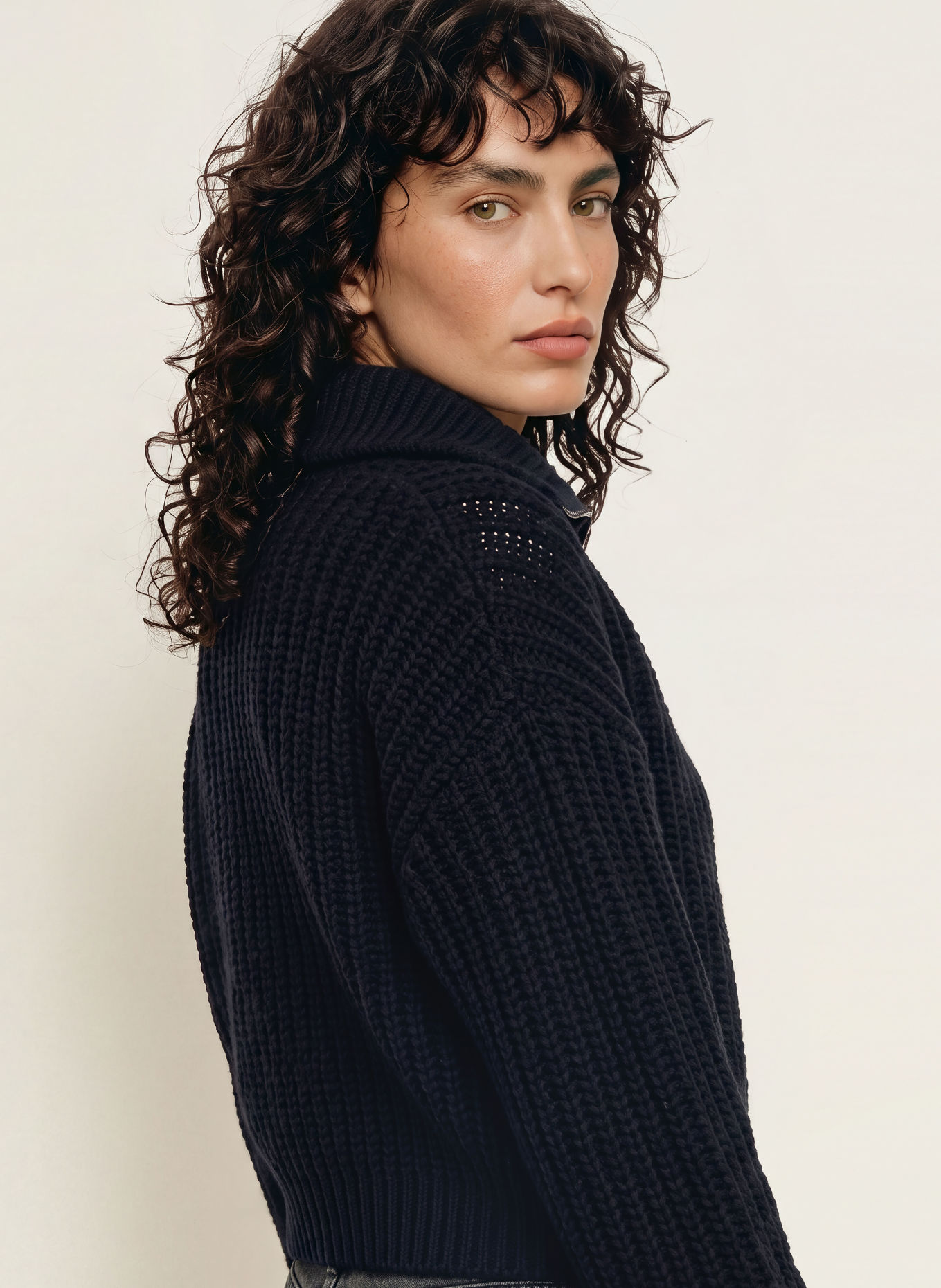 CLOSED Vest: DONKERBLAUW