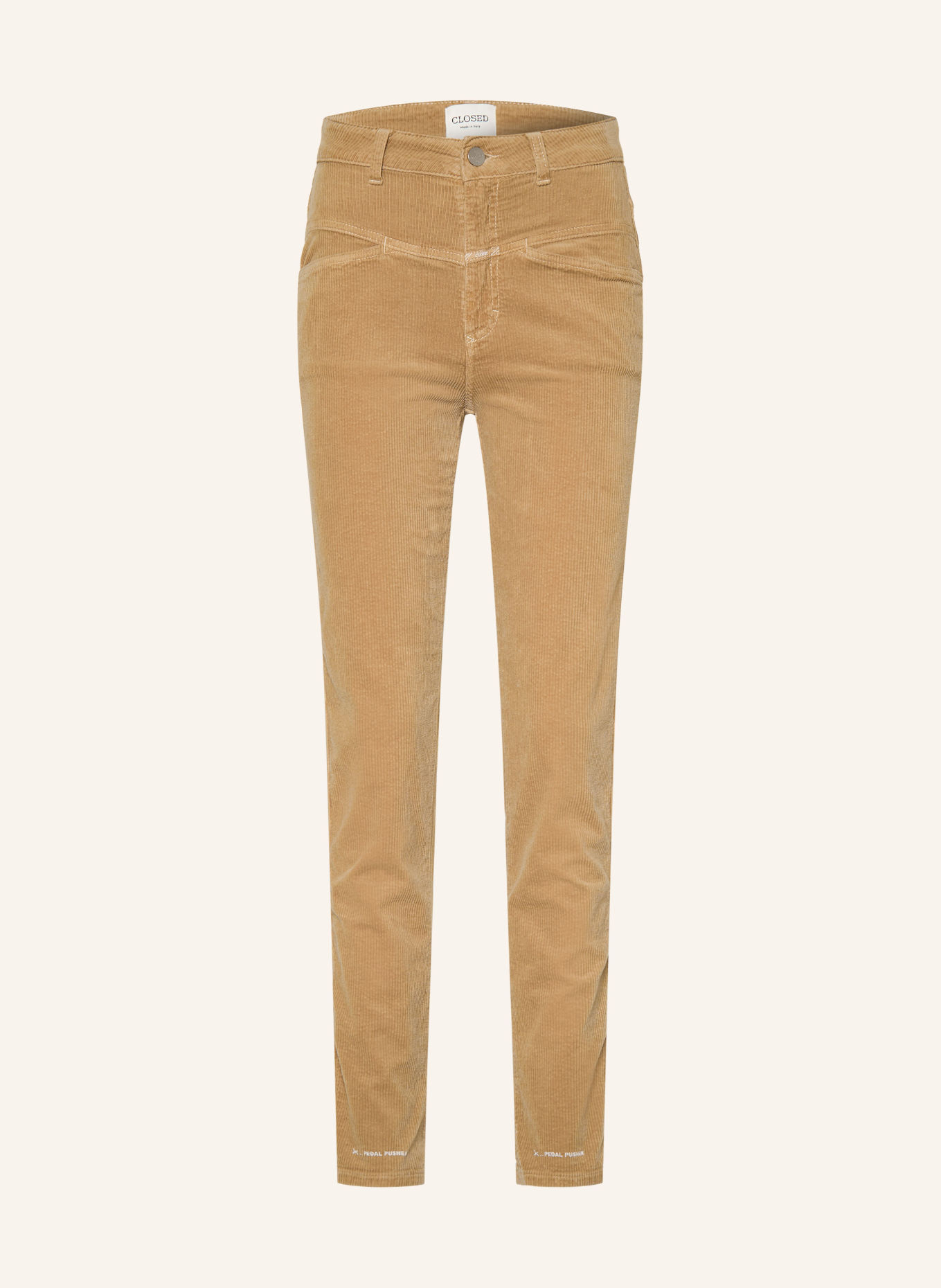 CLOSED Corduroy Pants PEDAL PUSHER: CAMEL