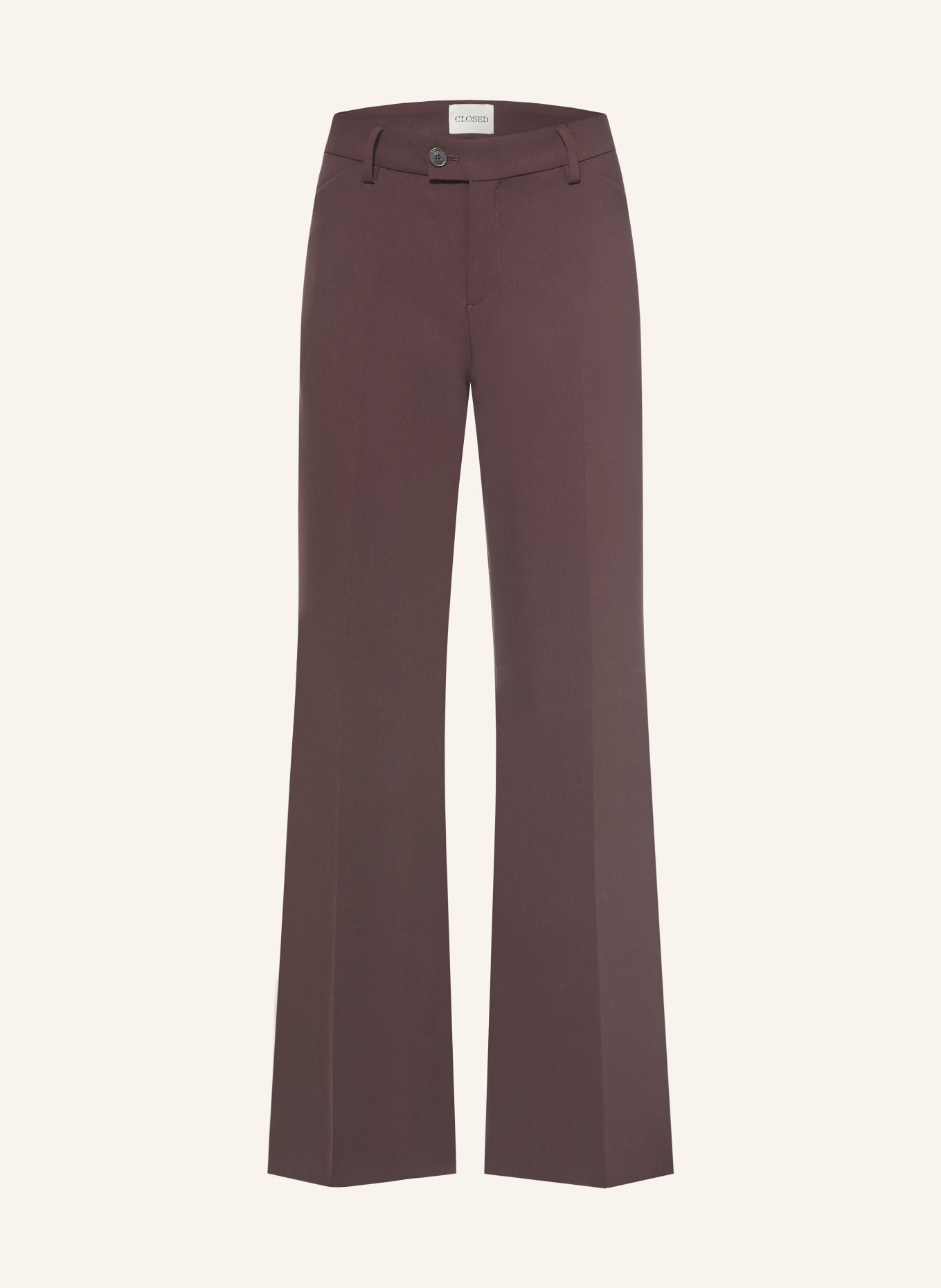 CLOSED Marlene-broek FLYE: MARRON FONCÉ