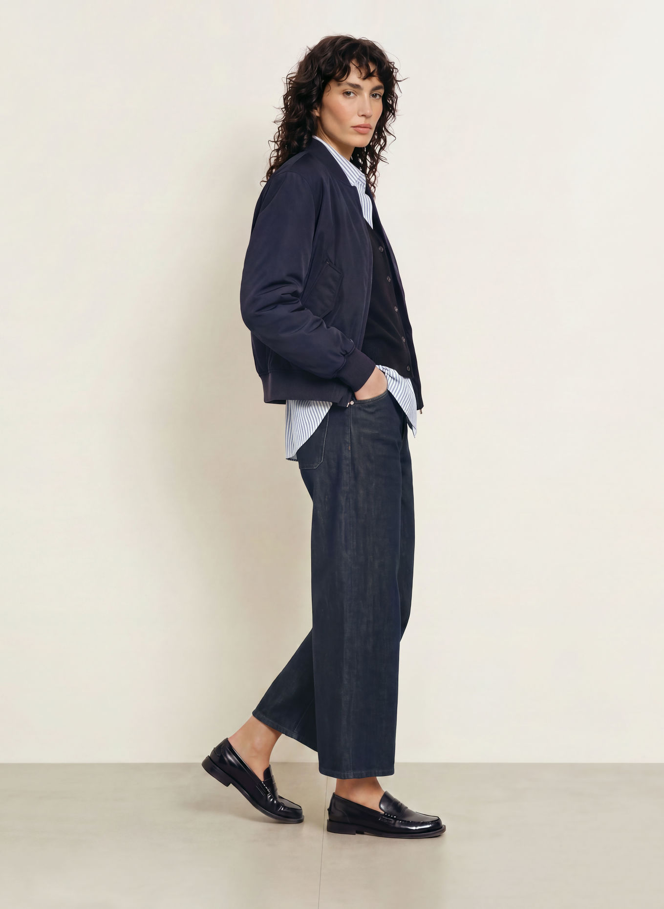 CLOSED Wera Wide-Leg jeans: DBL DARK BLUE