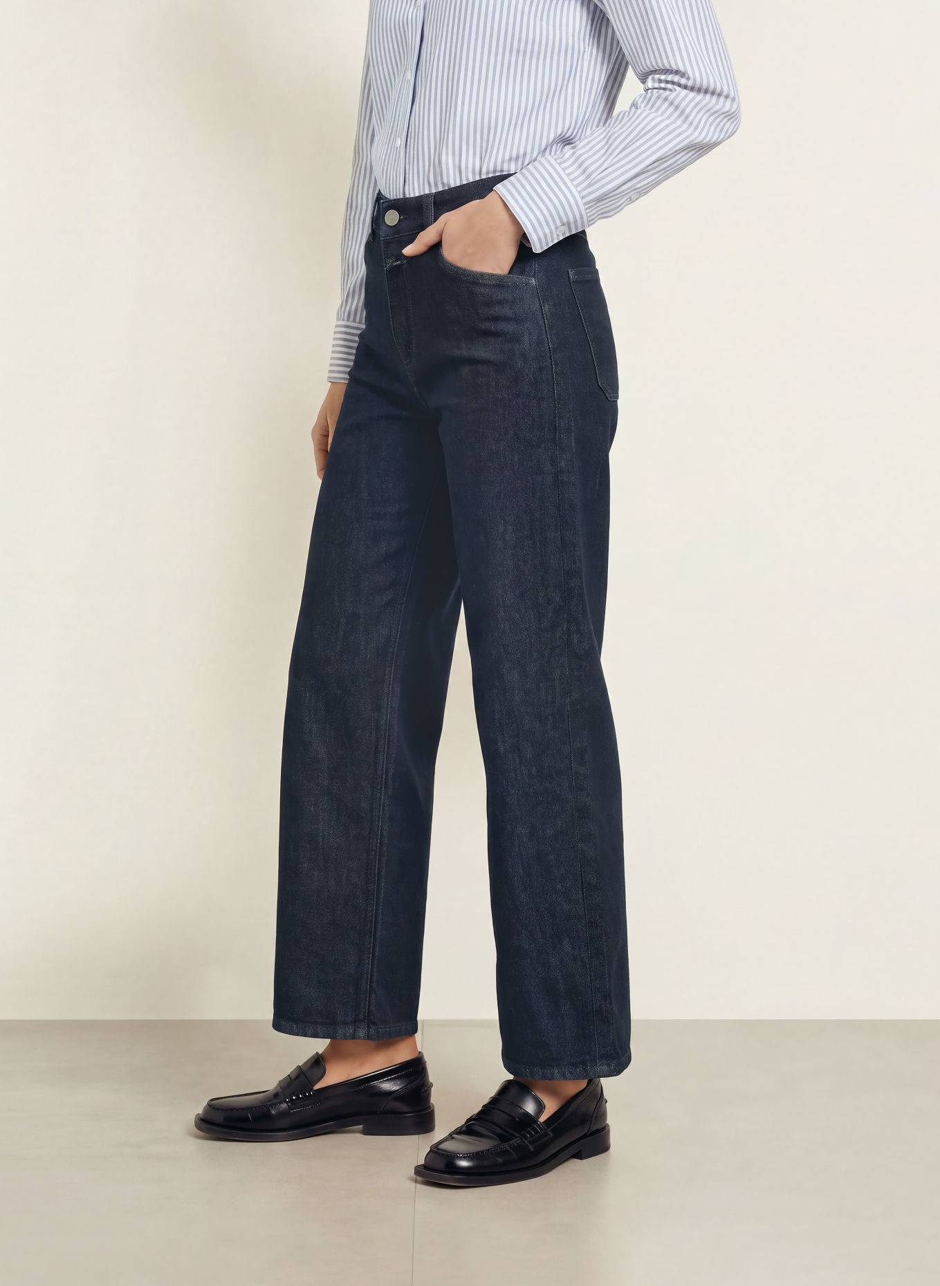 CLOSED Wera Wide-Leg jeans: DBL DARK BLUE