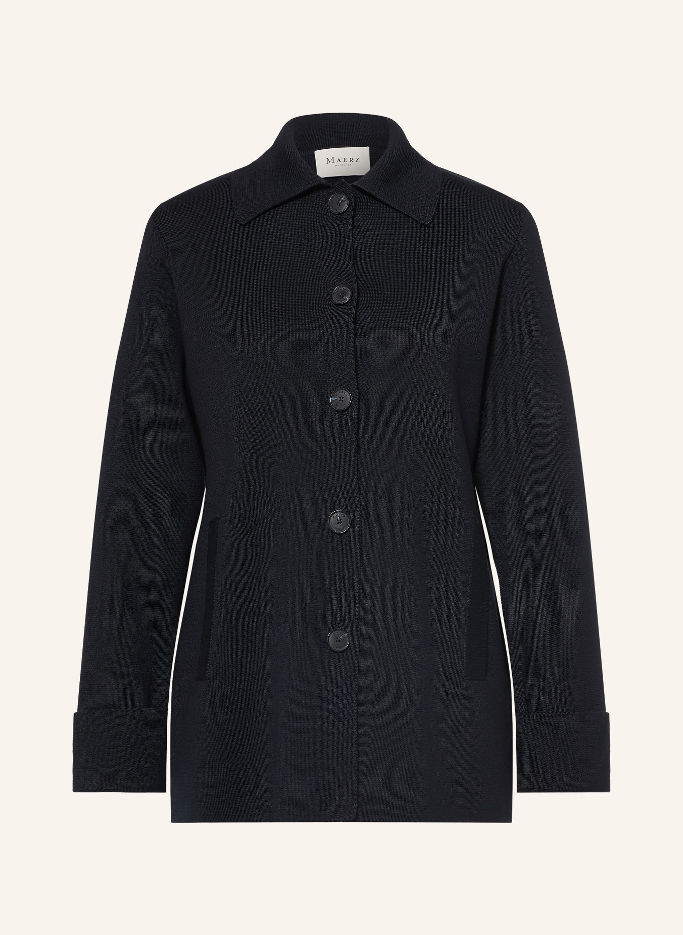 MAERZ MUENCHEN Vest: DONKERBLAUW