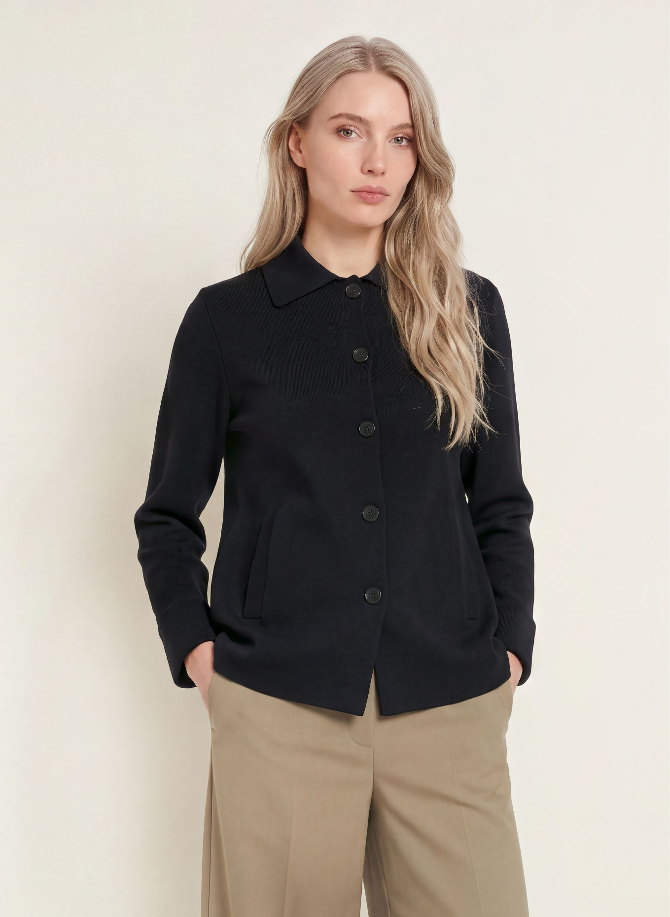MAERZ MUENCHEN Vest: DONKERBLAUW