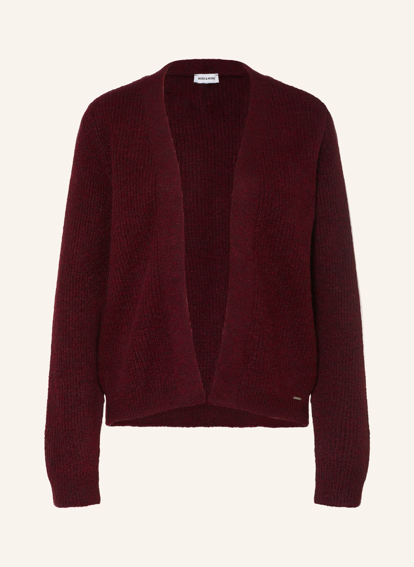MORE & MORE Knit wrap: DARK RED