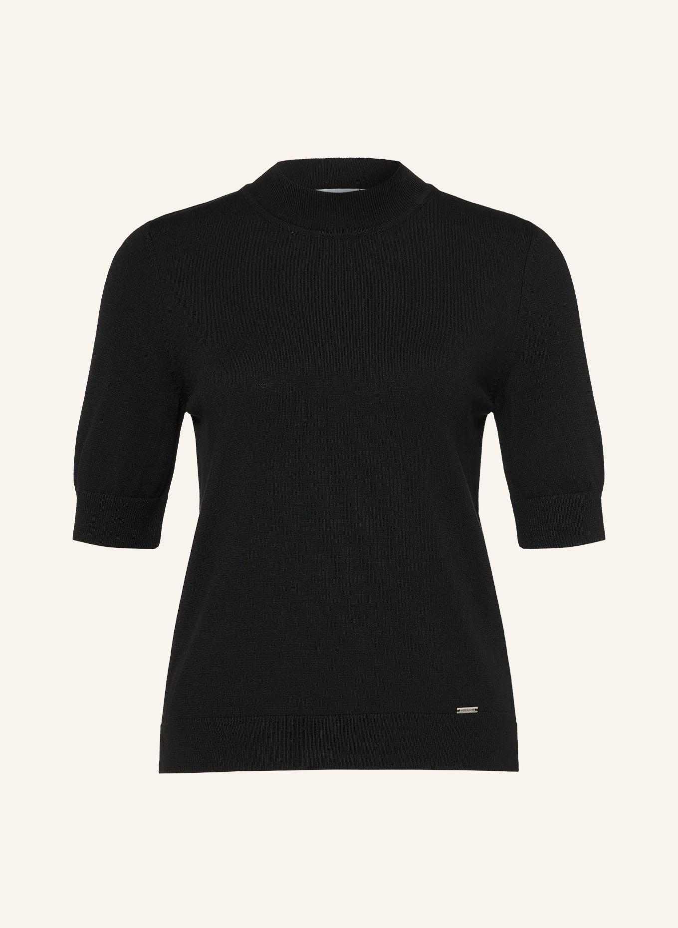 MORE & MORE Strickshirt: SCHWARZ