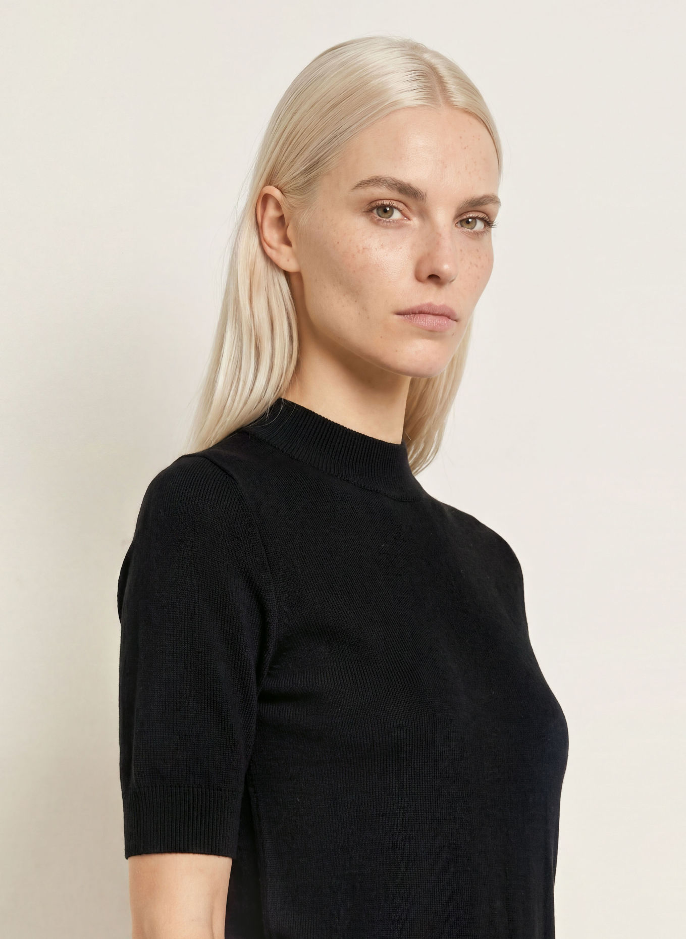 MORE & MORE Strickshirt: SCHWARZ
