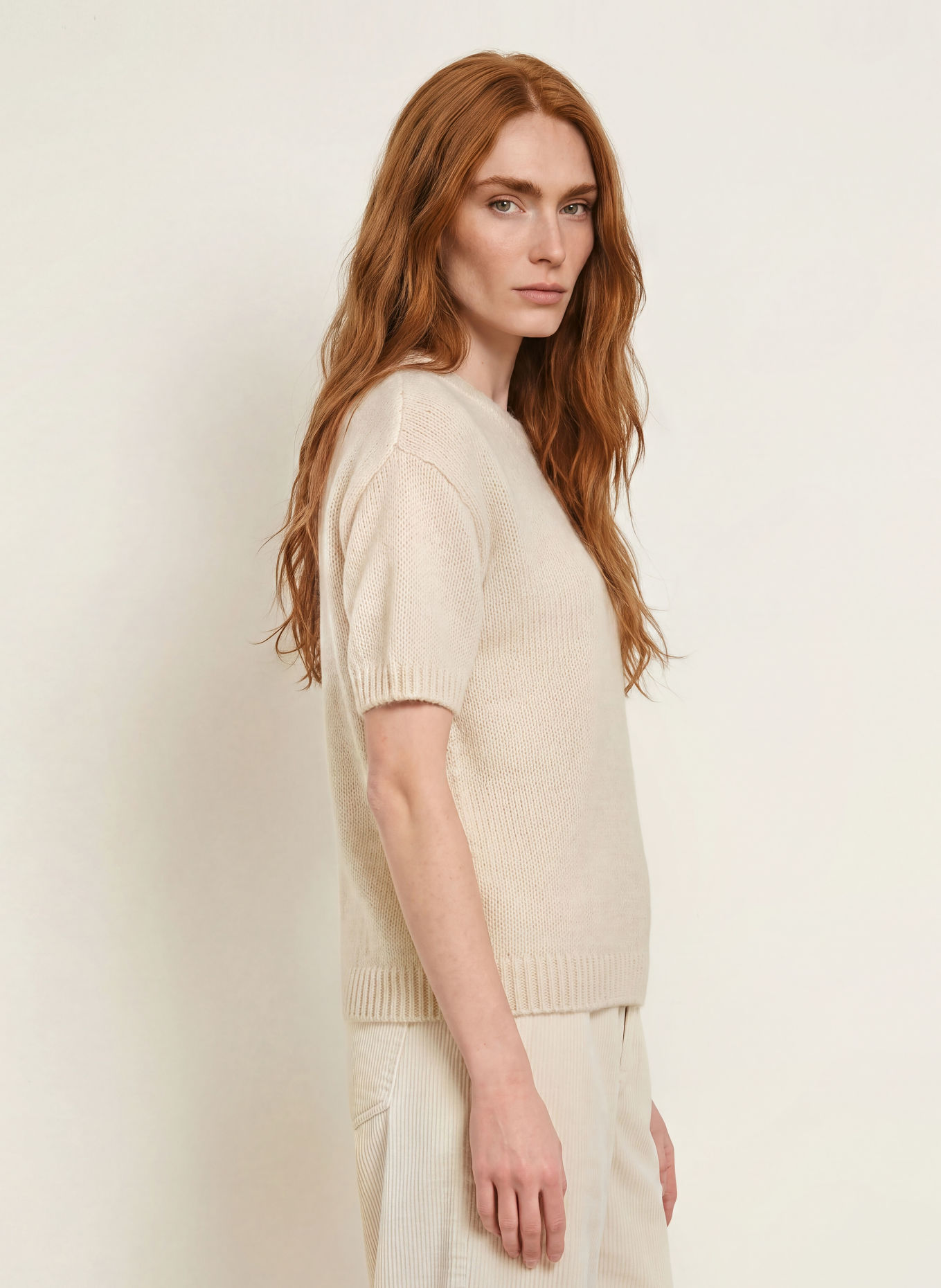 MORE & MORE Strickshirt: CREME