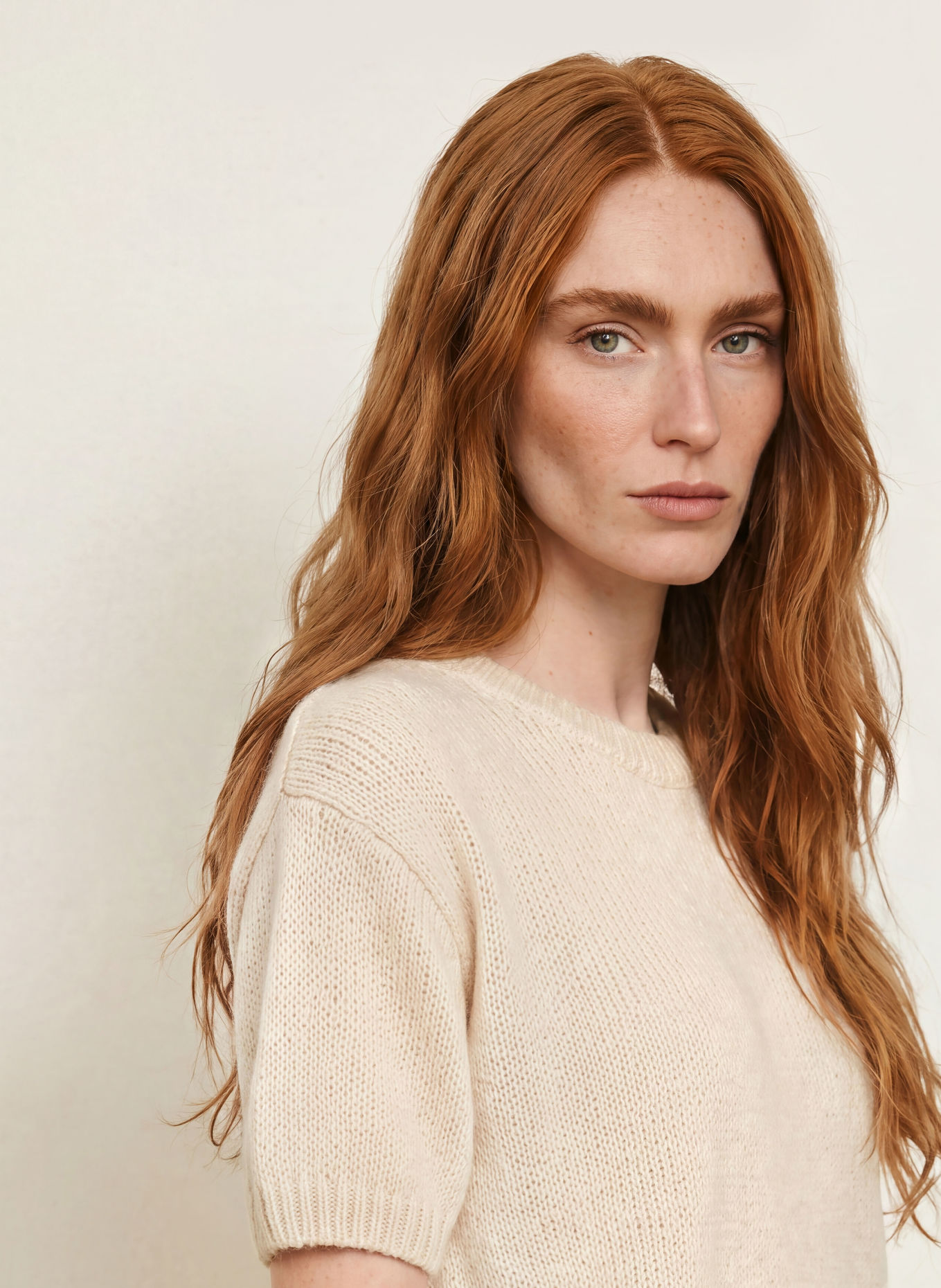 MORE & MORE Strickshirt: CREME